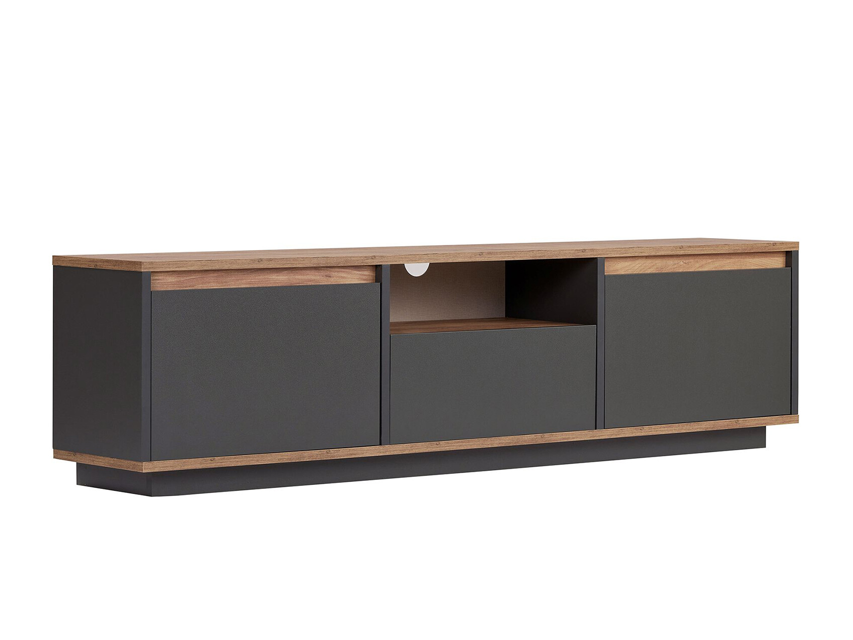 Mueble TV Novato 167 (Antracita + Pino)