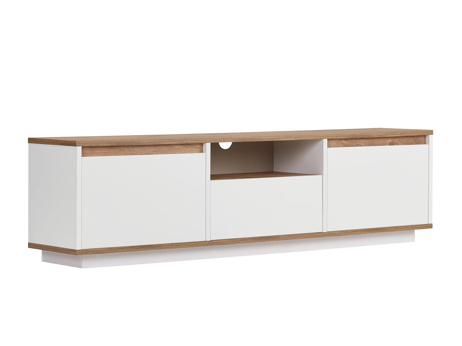 Mueble TV Novato 167 (Blanco + Pino)