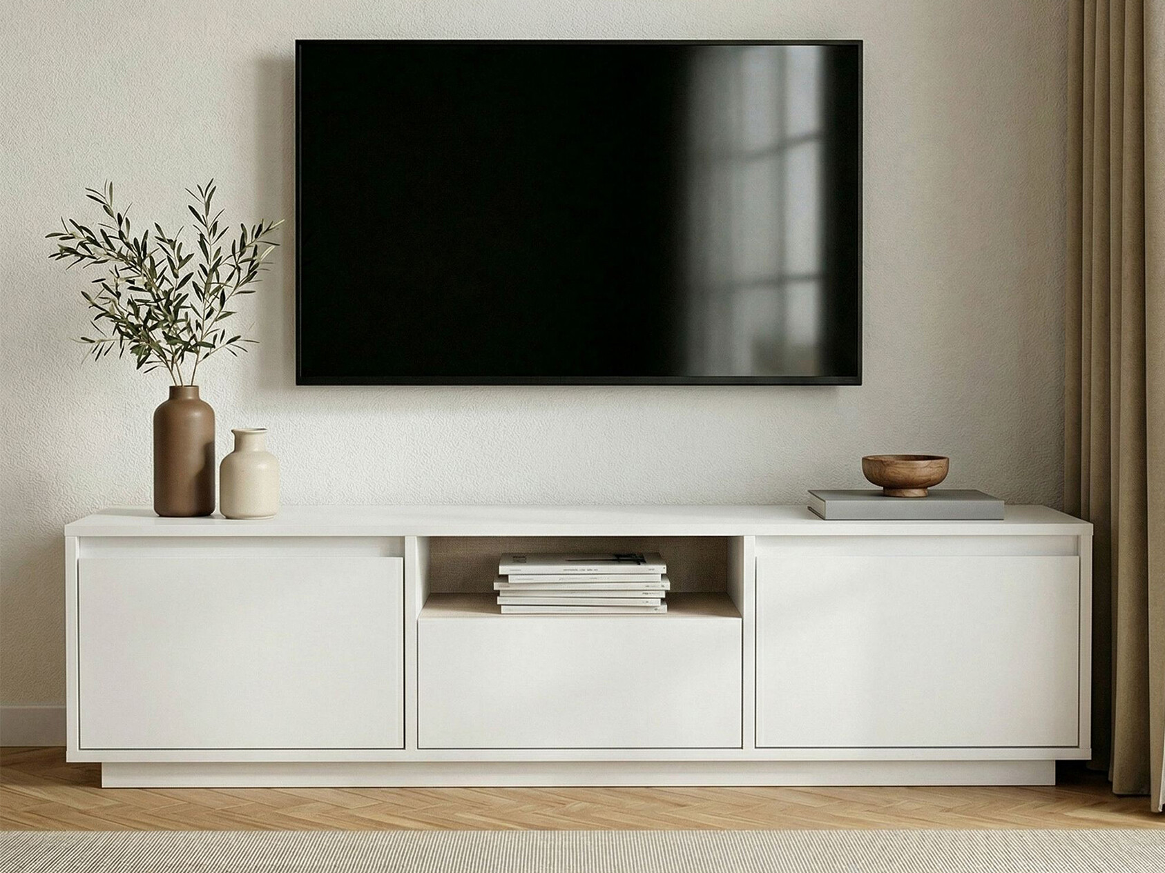 Mueble TV Novato 167 (Blanco)