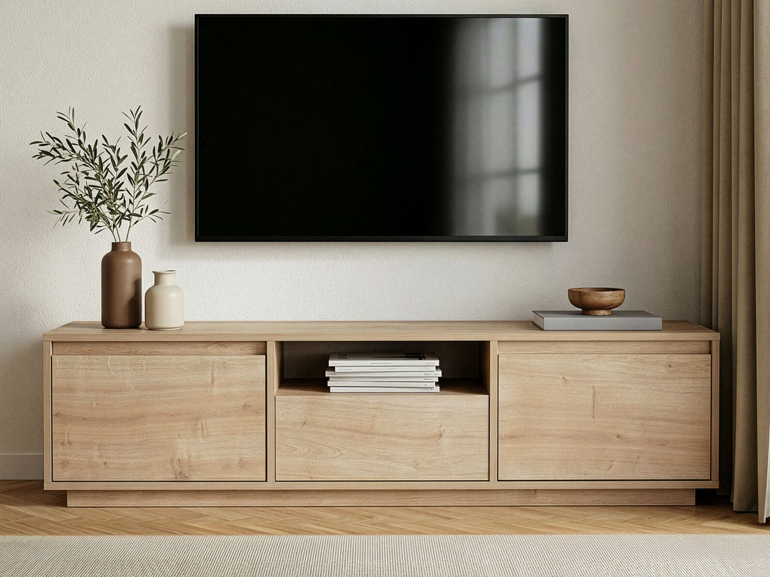 Mueble TV Novato 167 (Roble)