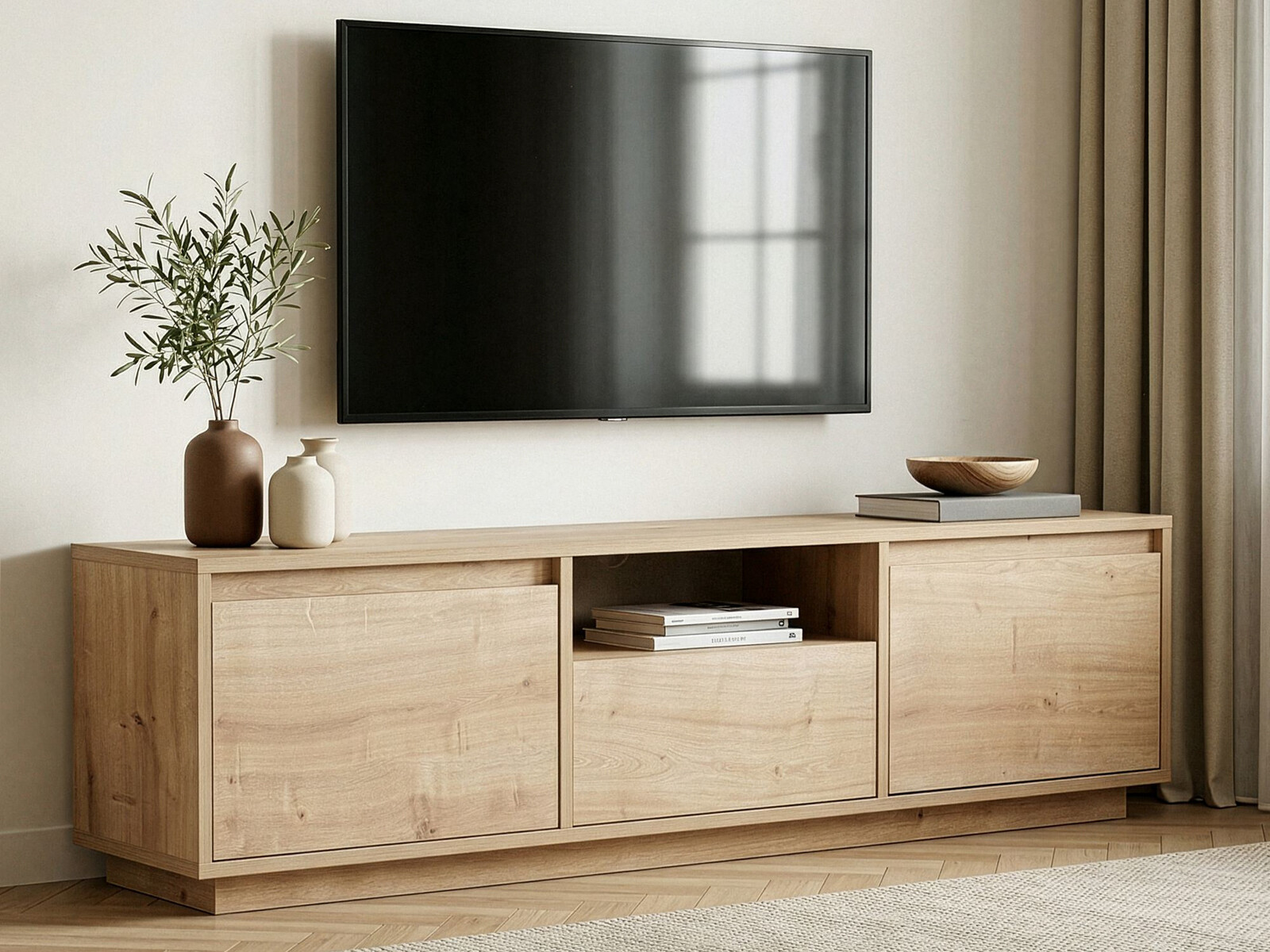 Mueble TV Novato 167 (Roble)