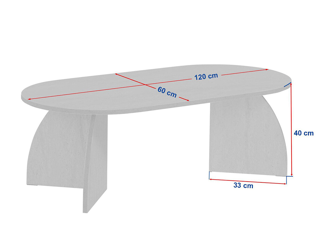 Mesa de centro Novato 168 (Nogal)