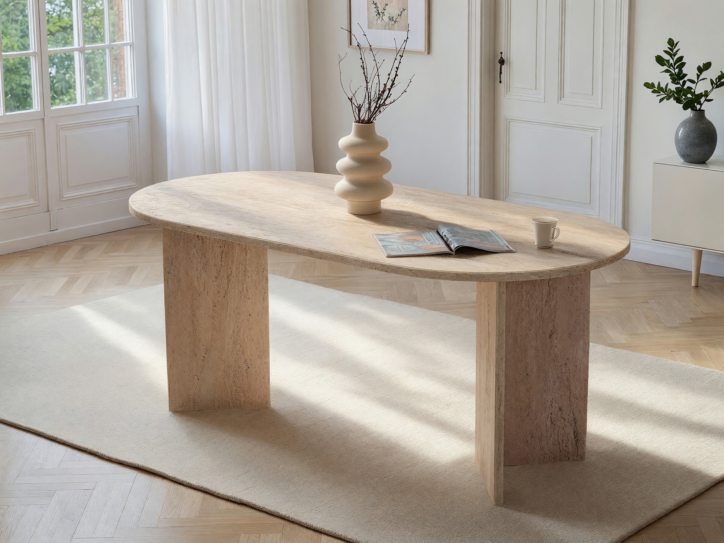 Mesa Novato 131 (Travertino claro)