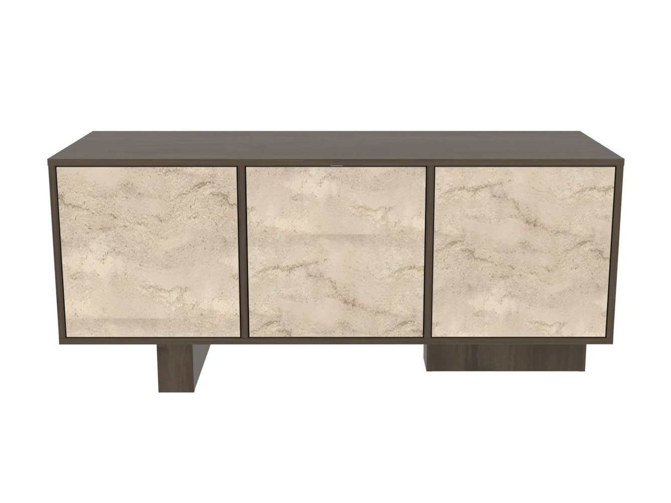 Aparador Kailua 2761 (Nogal + Claro Travertine)