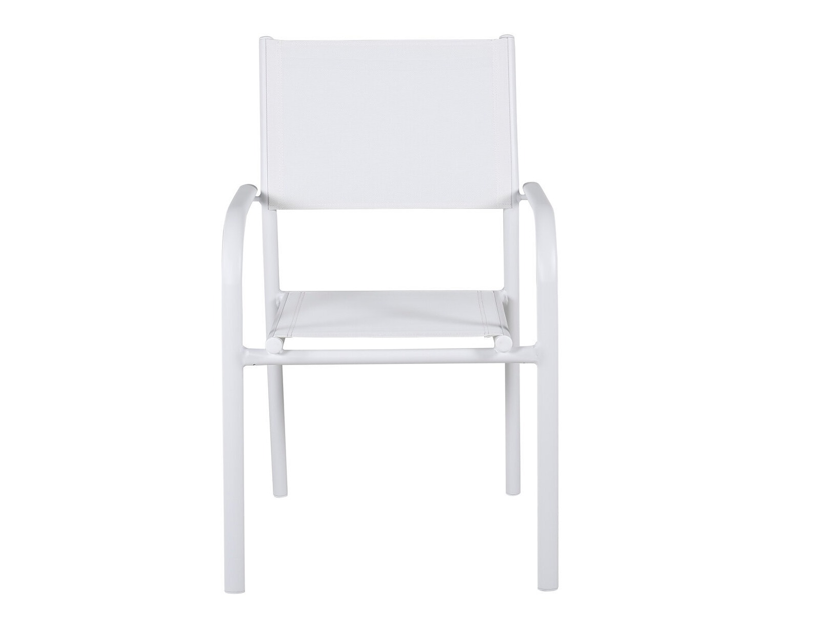 Conjunto de mesa y sillas Dallas 5318 (Blanco + Teca)