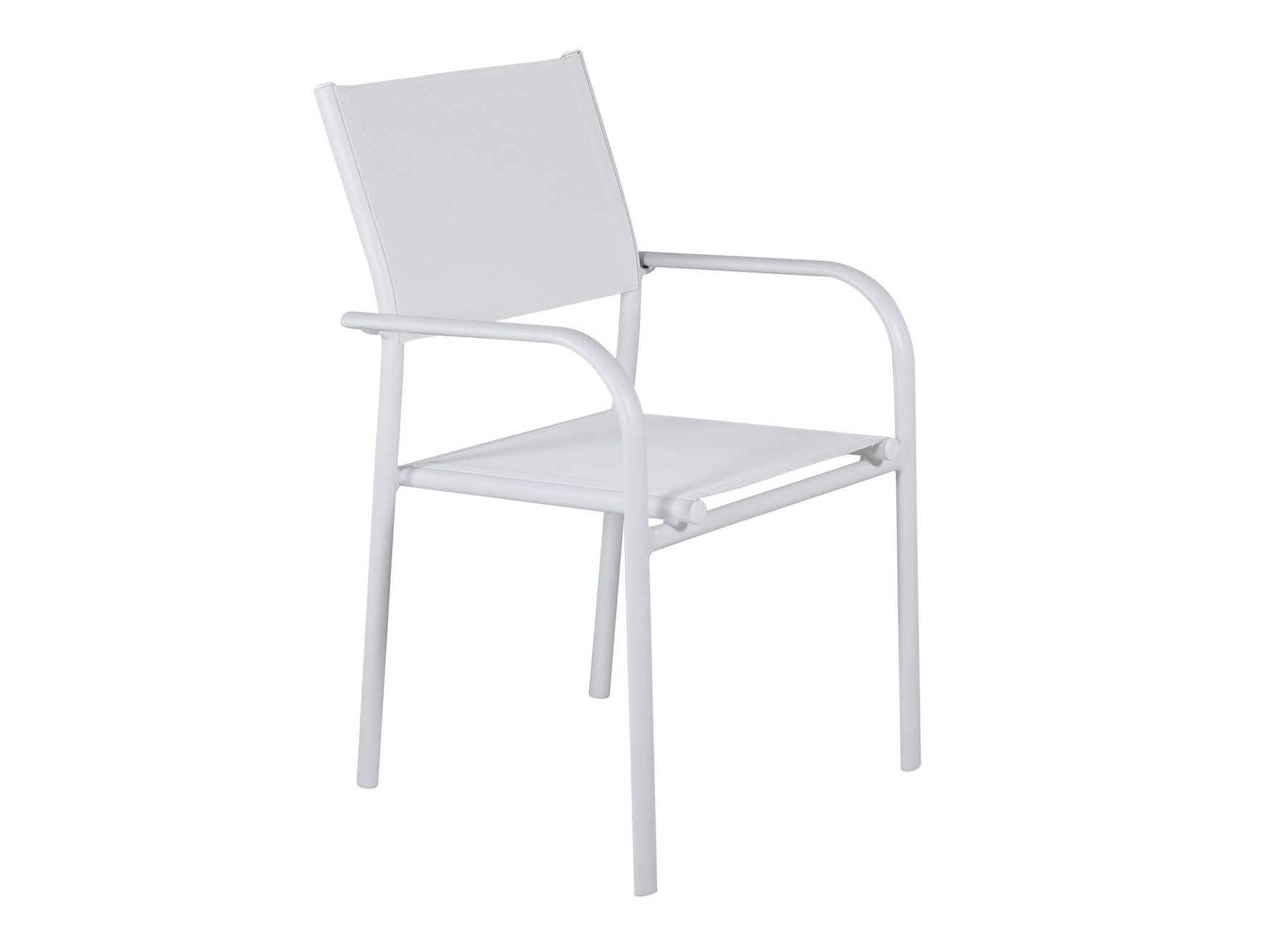 Conjunto de mesa y sillas Dallas 5318 (Blanco + Teca)