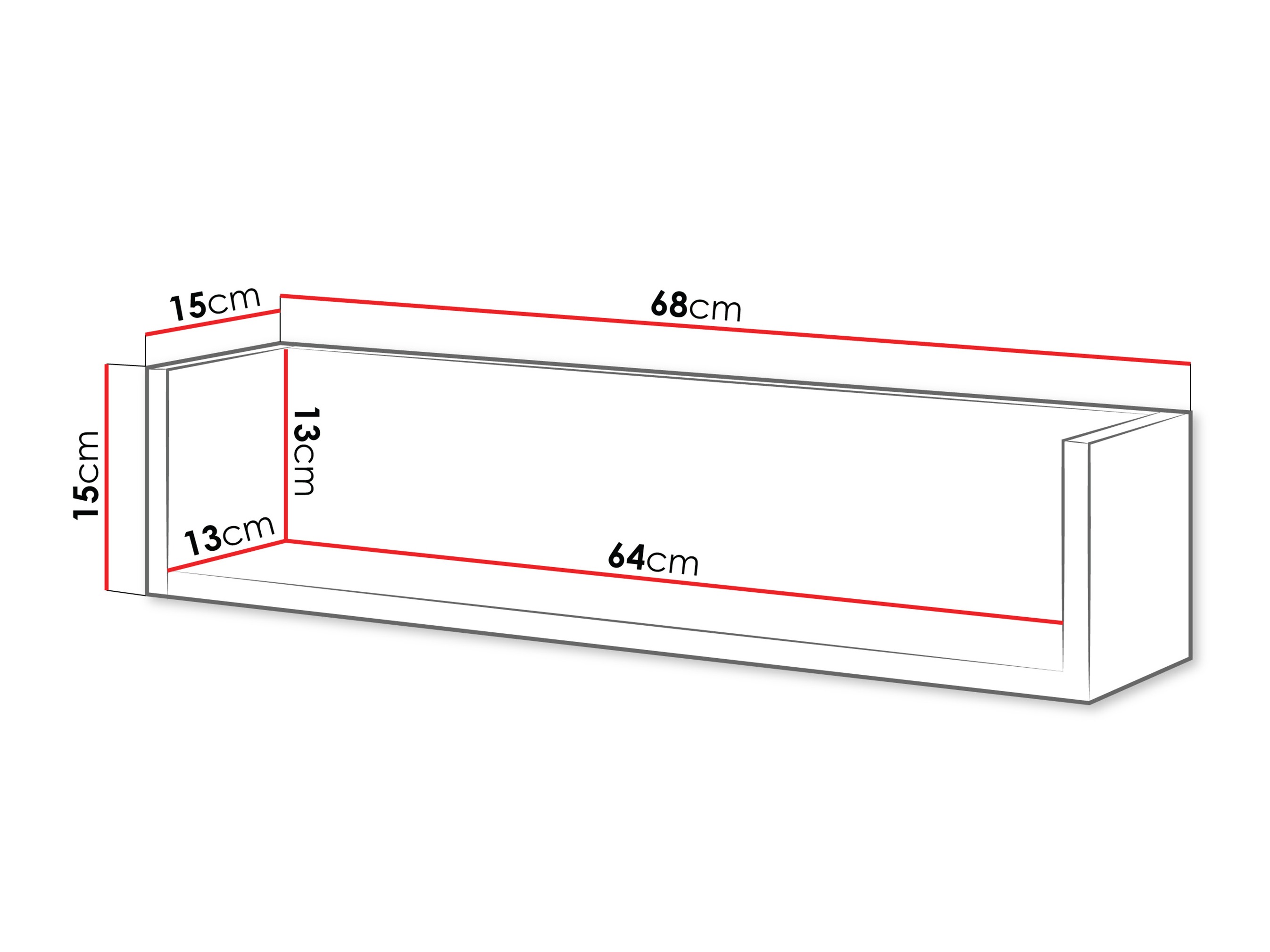 Estantería de pared Talsou 103