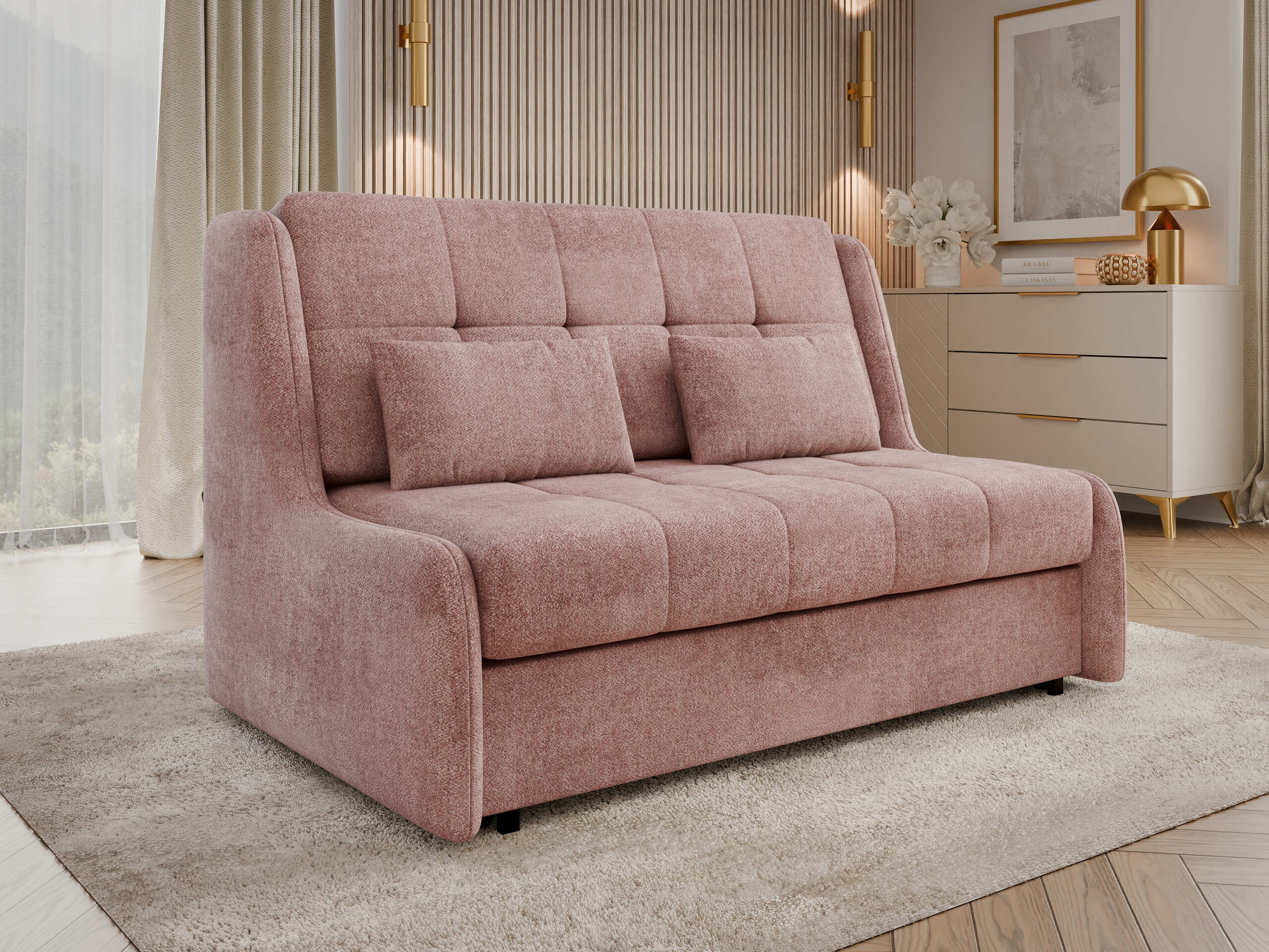 Sofá cama Columbus 256 (Sereno 687)