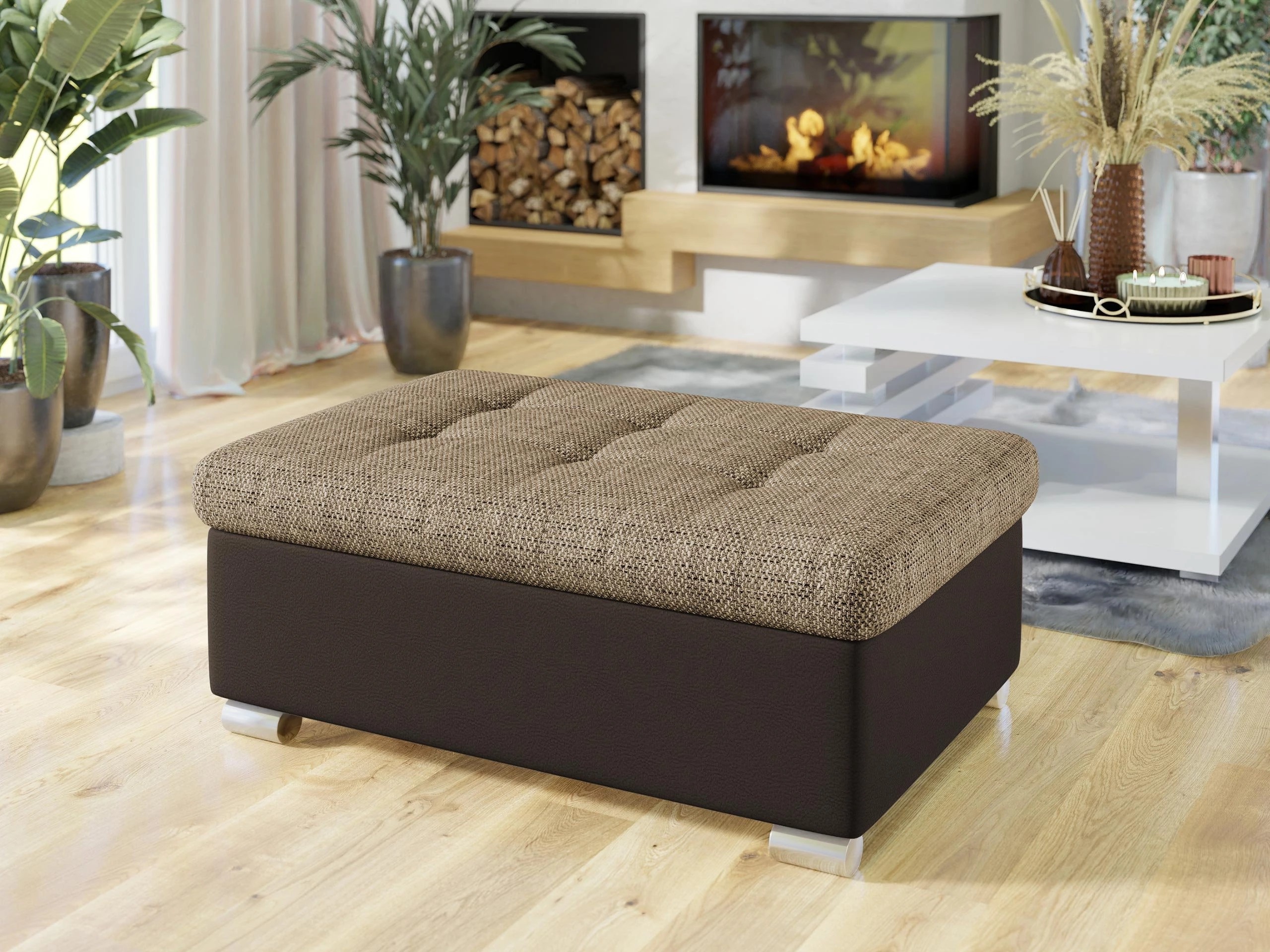 Banco tapizado Comfivo Gemma I (Soft 066 + Lawa 02)