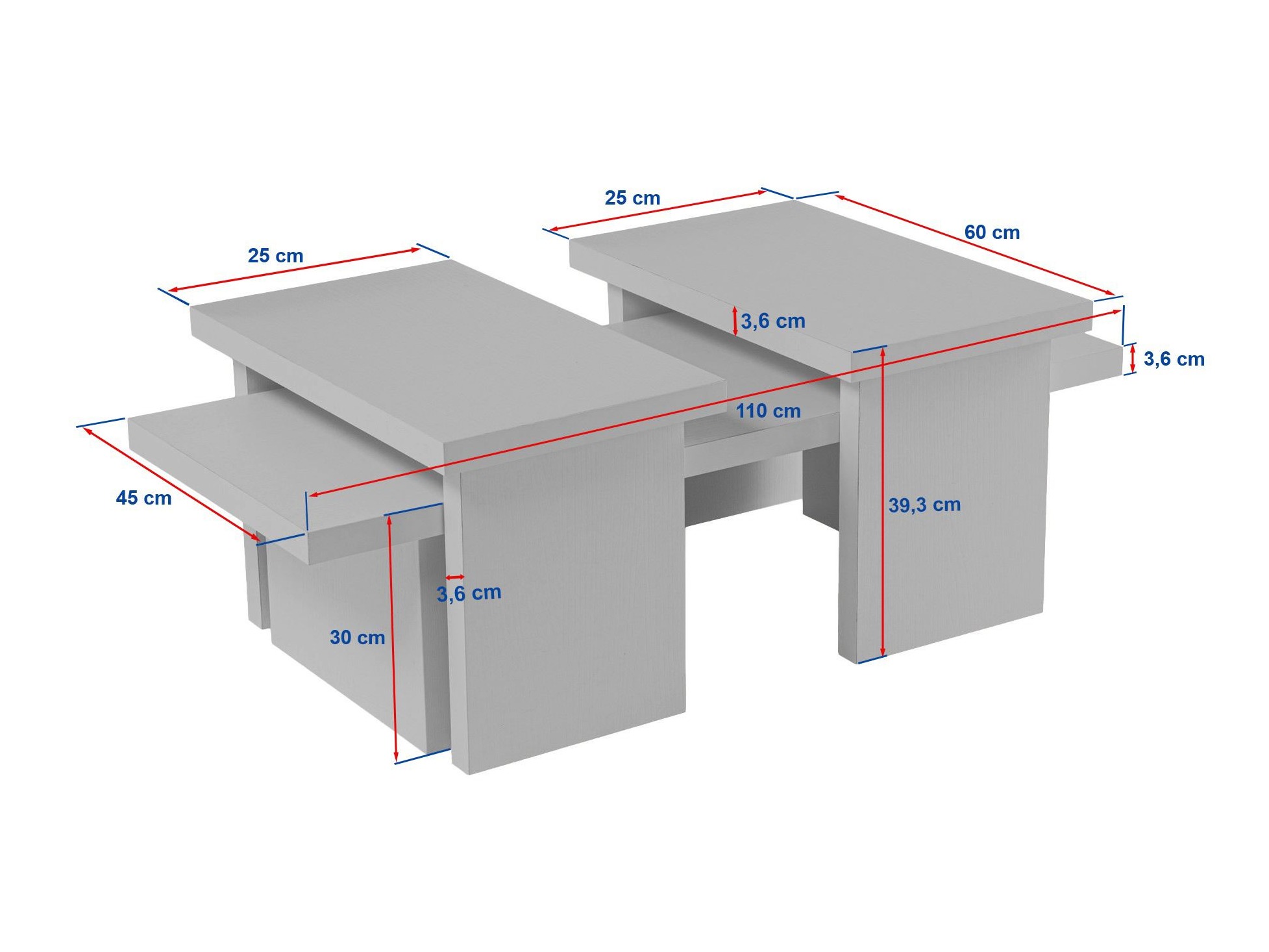 Mesa de centro Novato 103 (Pino)
