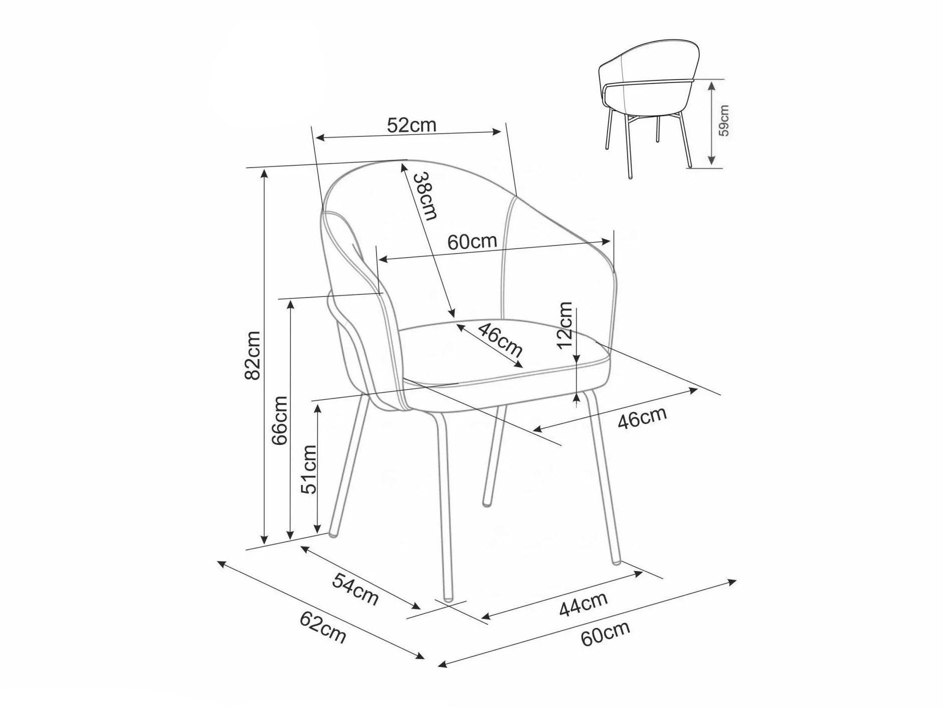 Silla Detroit 961 (Noelle 45)