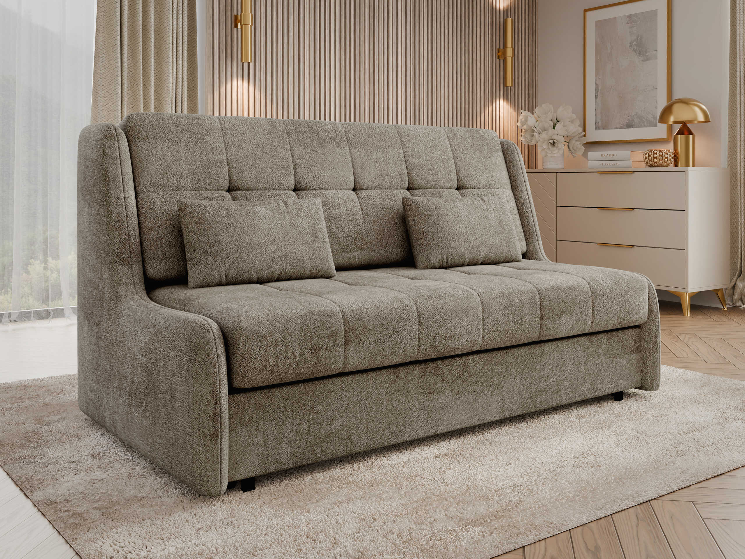 Sofá cama Columbus 257 (Sereno 684)