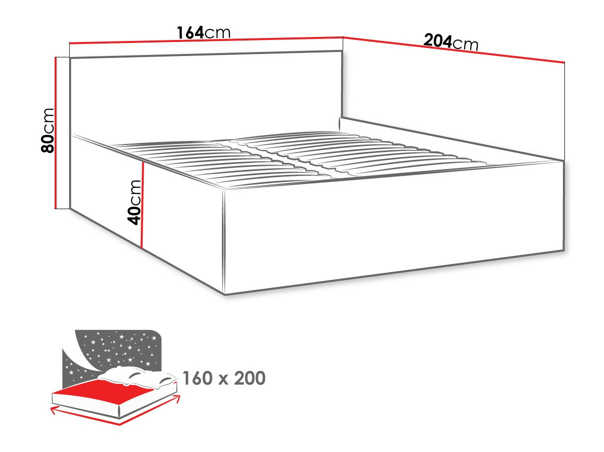 Cama SP6971 con un pequeño defecto