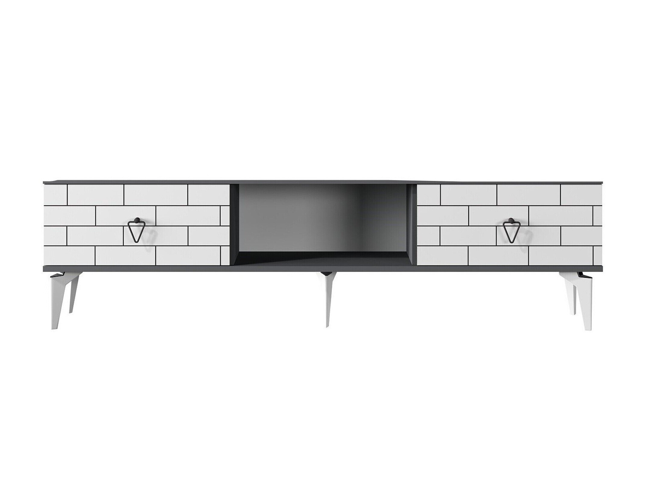 Mueble TV Kailua 2777 (Blanco + Antracita)