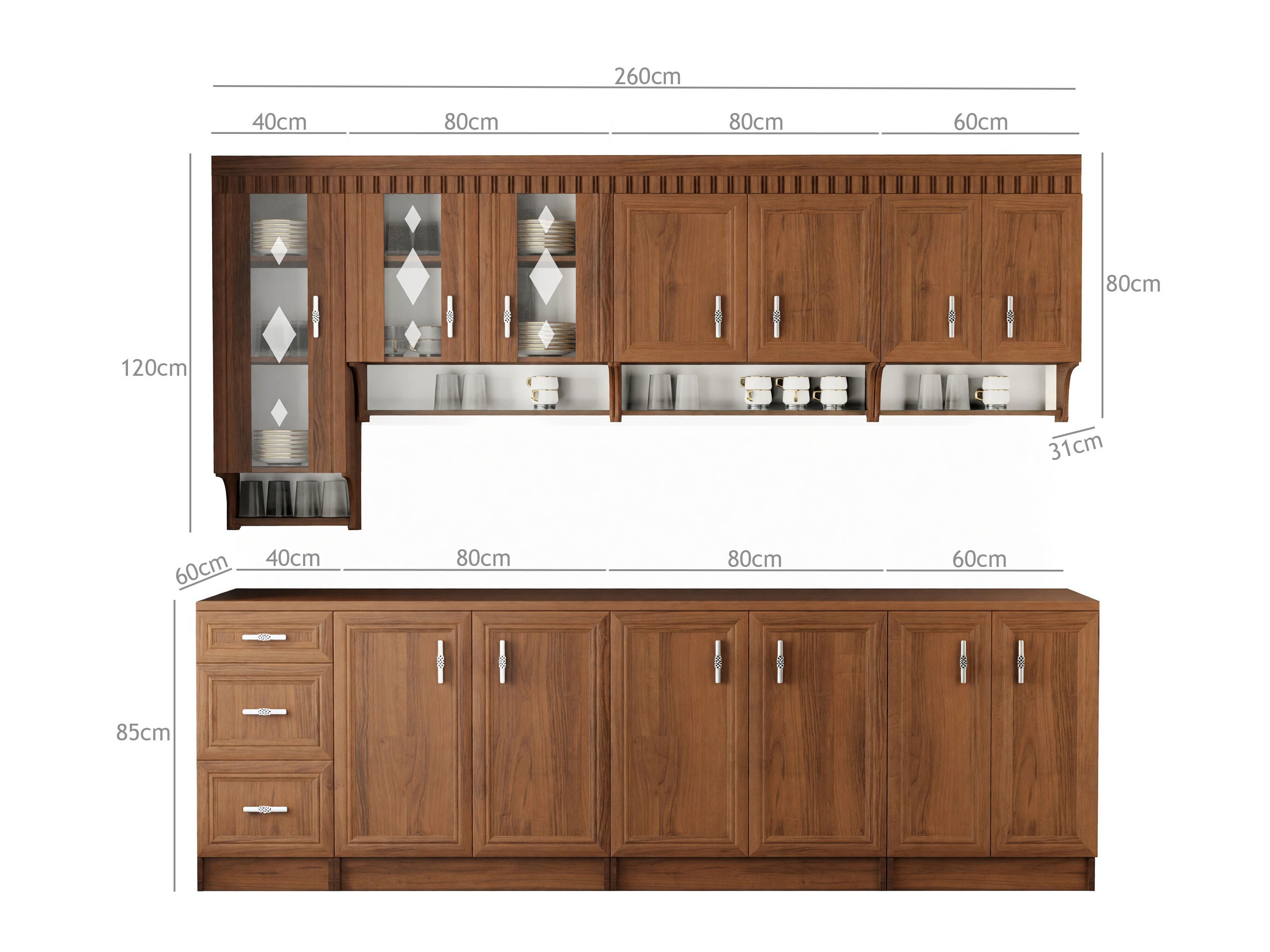 Conjunto de cocina Houston 454
