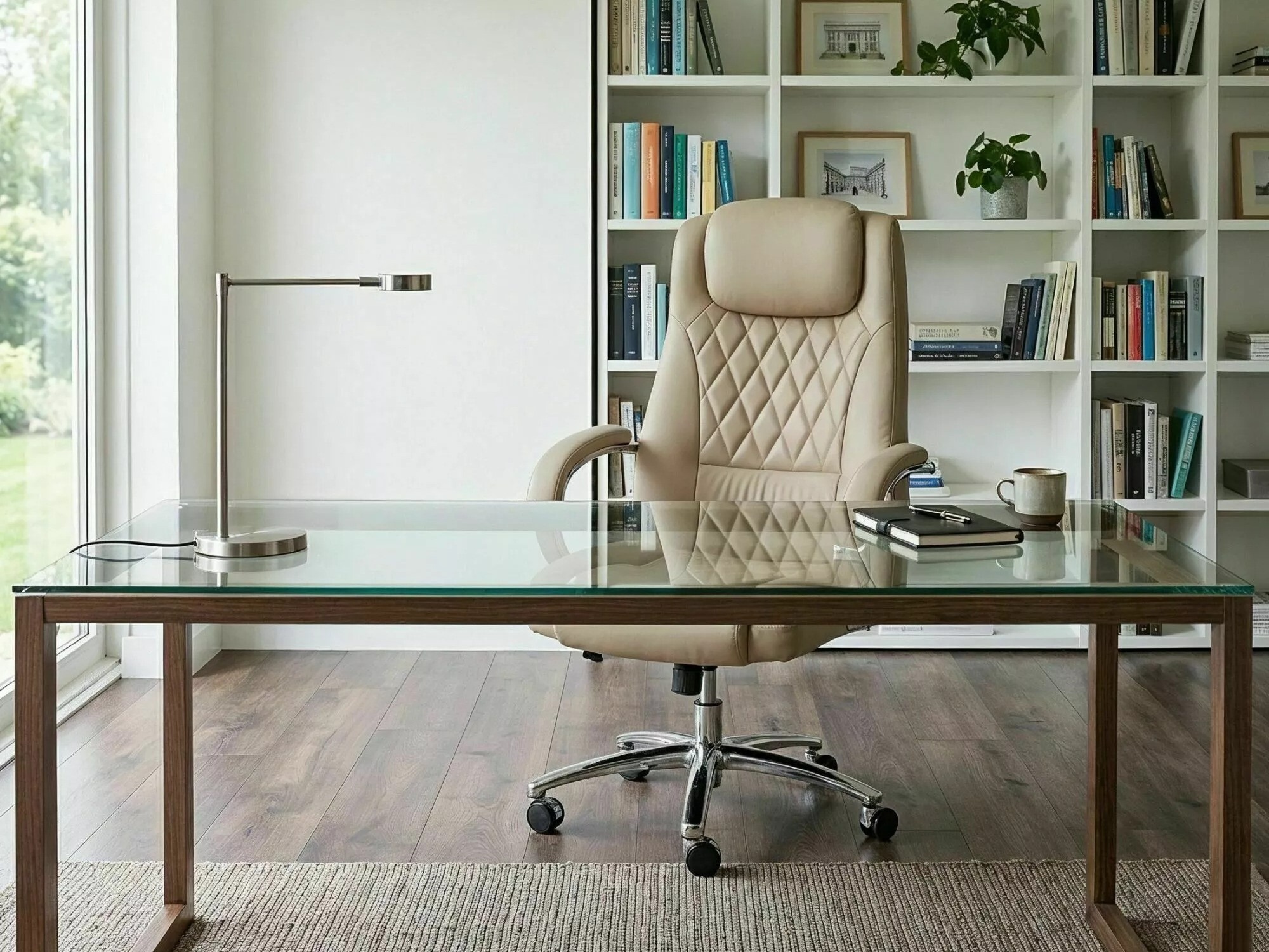 Silla de oficina Detroit 970 (Beige)