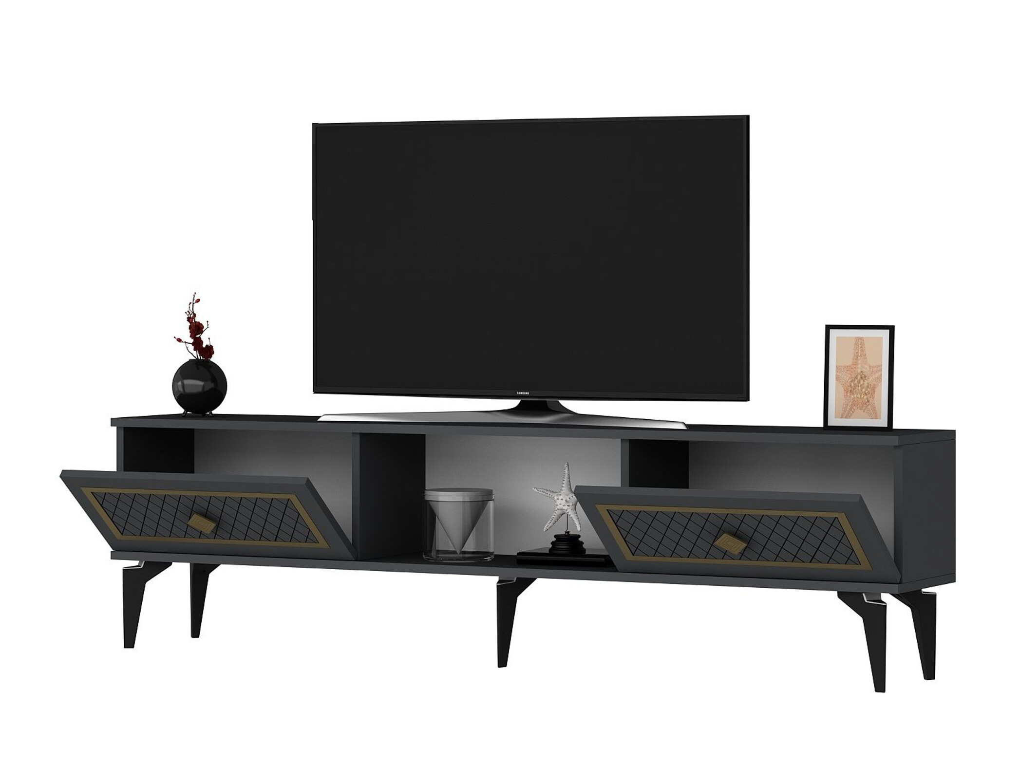 Mueble TV Asheboro 204 (Antracita)