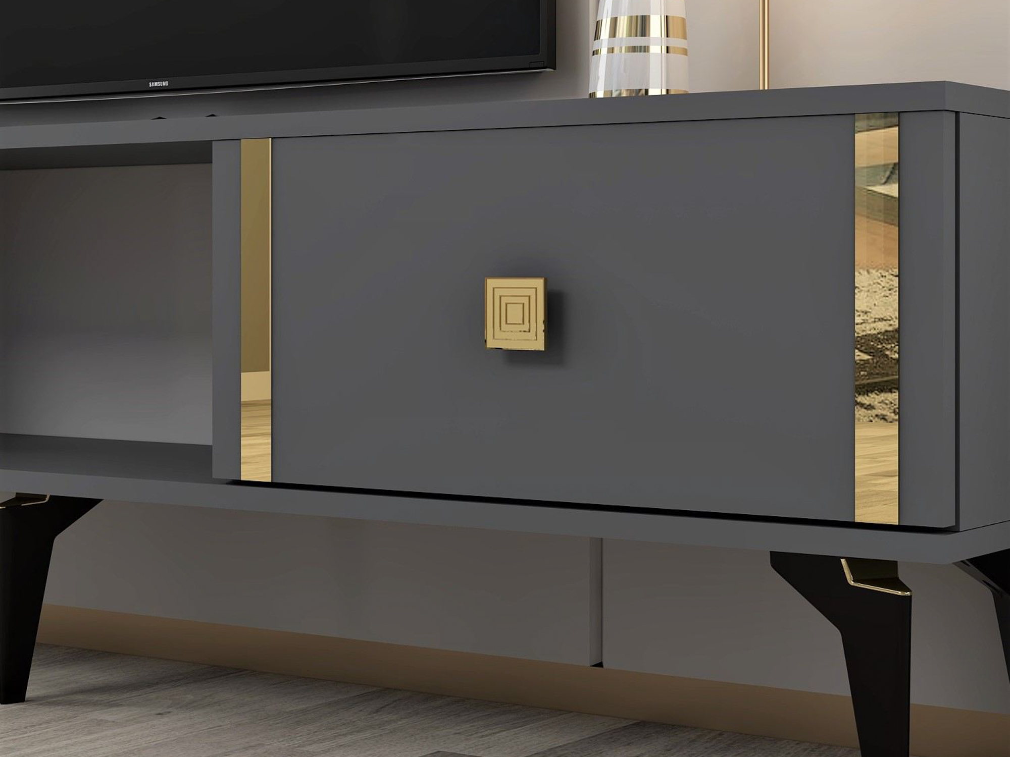 Mueble TV Asheboro 205 (Antracita)