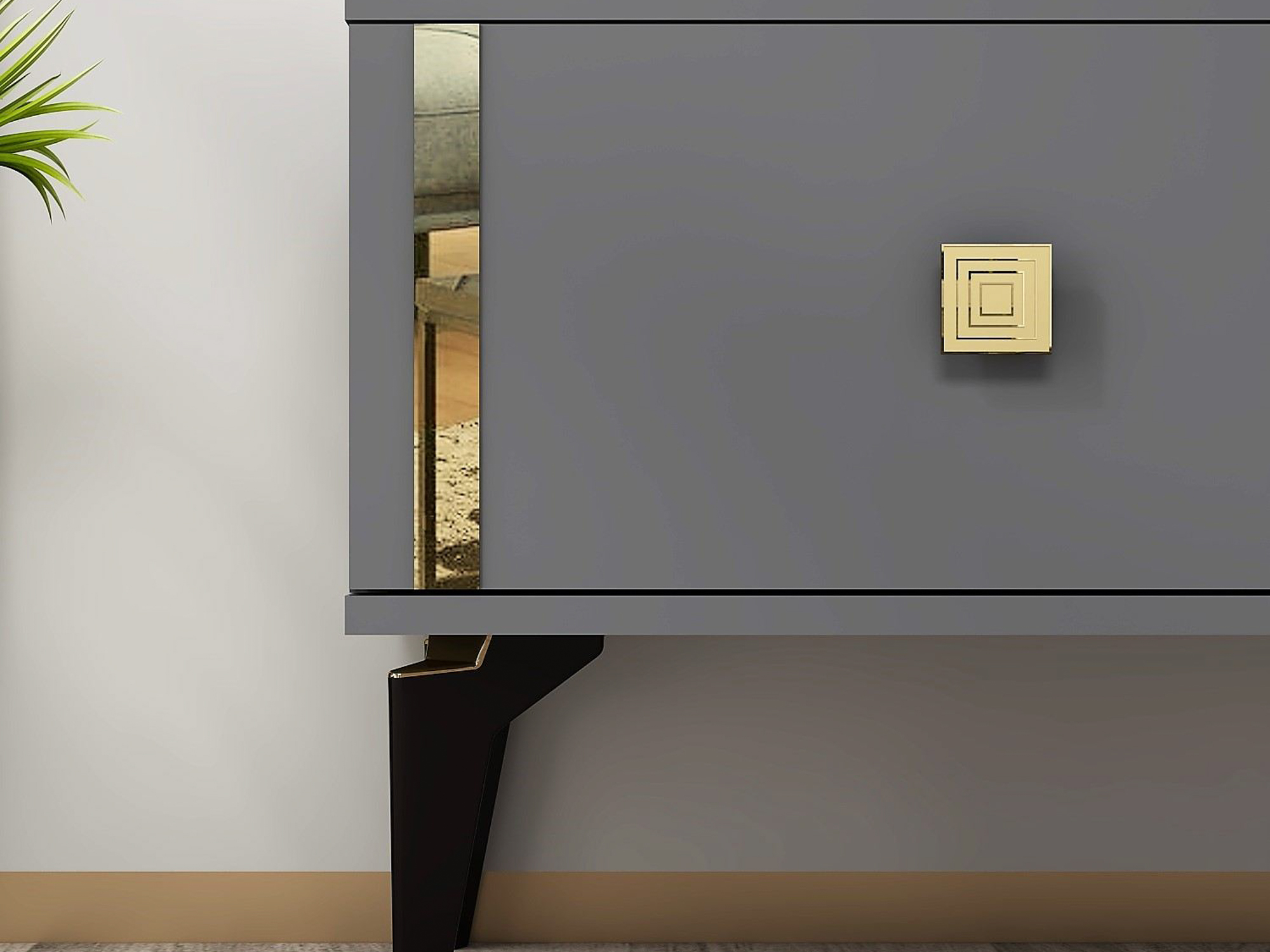 Mueble TV Asheboro 205 (Antracita)