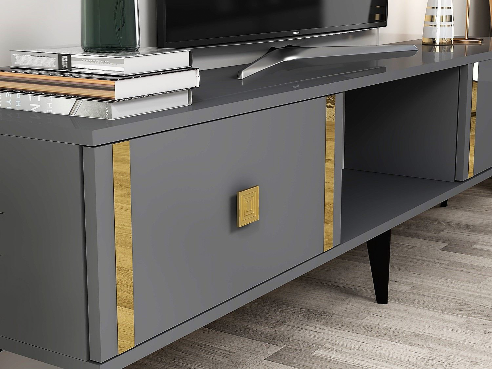 Mueble TV Asheboro 205 (Antracita)