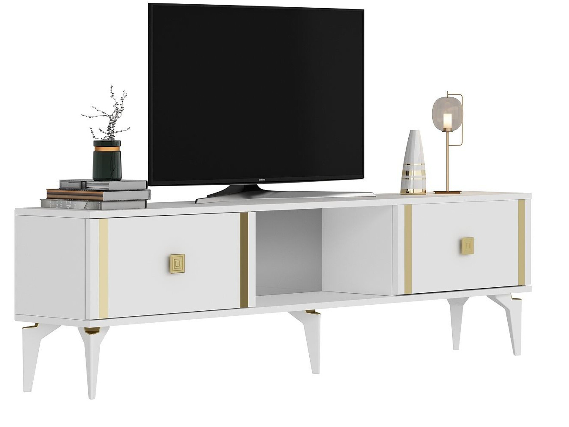 Mueble TV Asheboro 205 (Blanco)