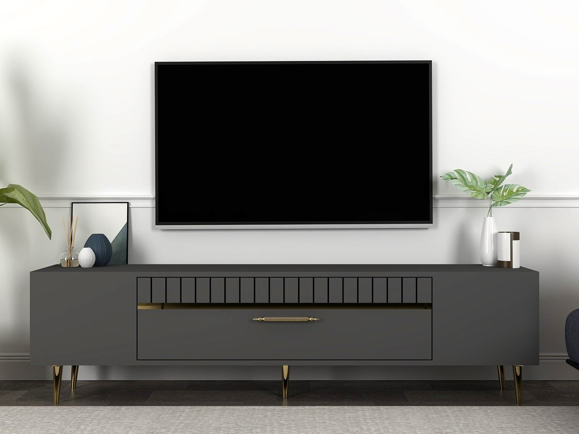 Mueble TV Asheboro 206 (Antracita)