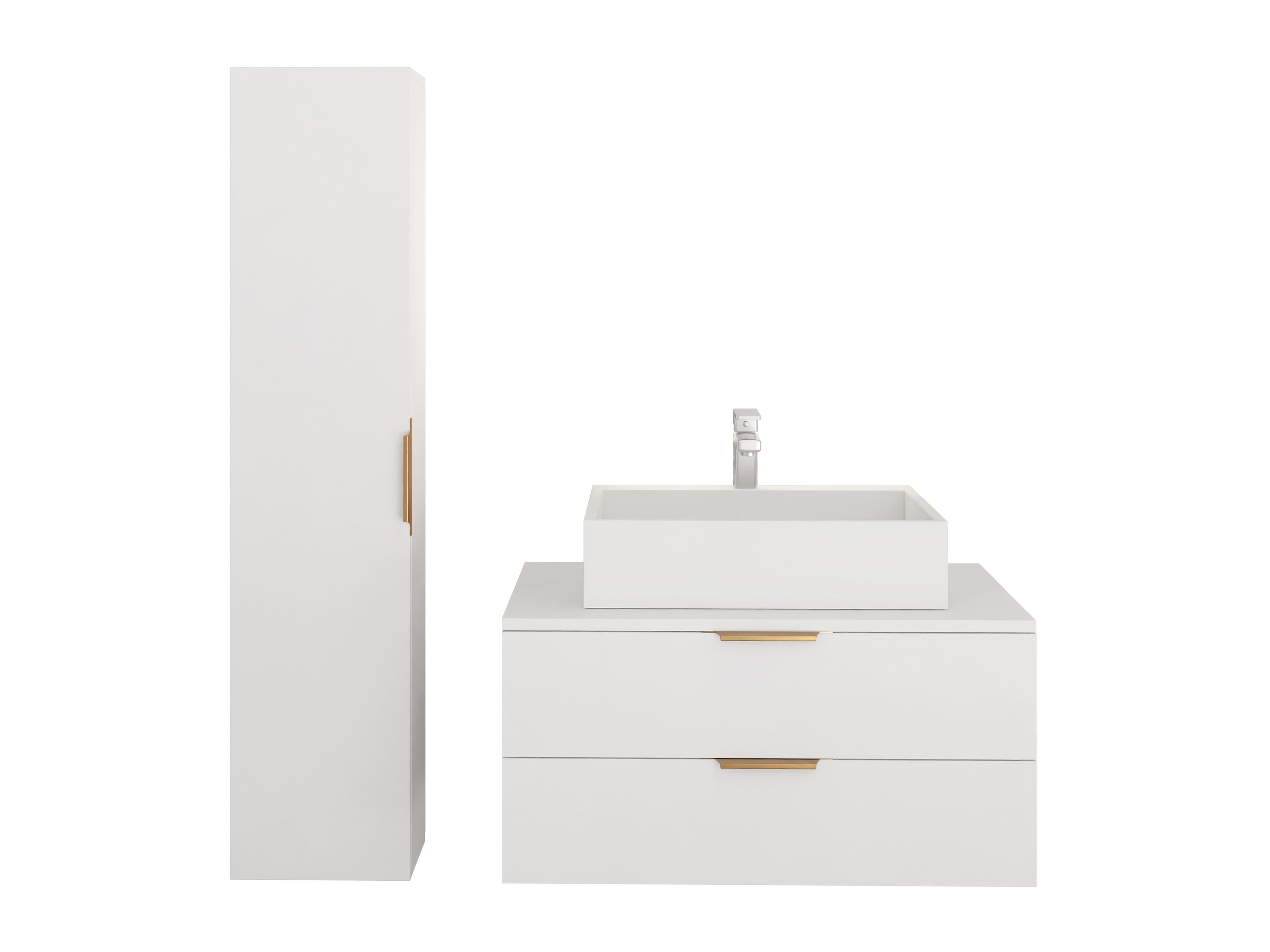 Conjunto de mueble de baño Comfivo Unitas III
