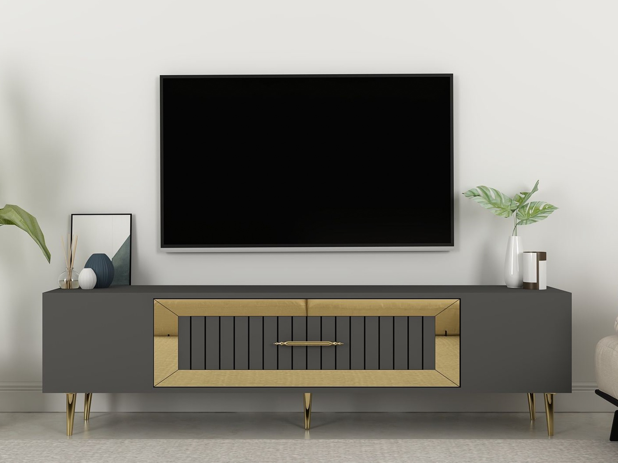 Mueble TV Asheboro 208 (Antracita)