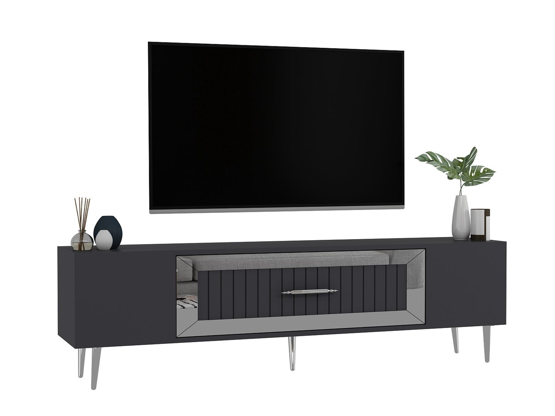 Mueble TV Asheboro 208 (Antracita)