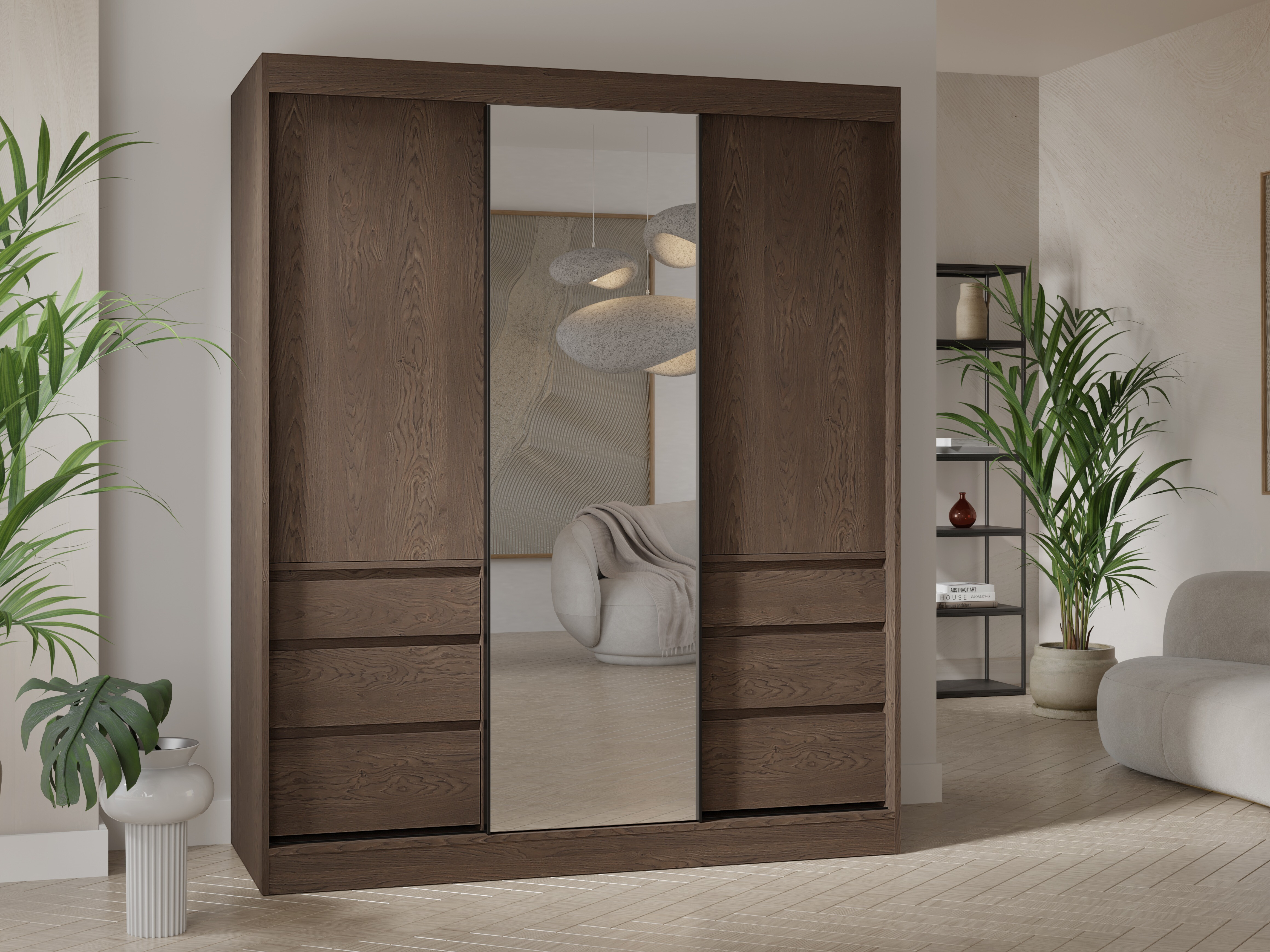 Armario Toledo 120 (Roble oscuro)