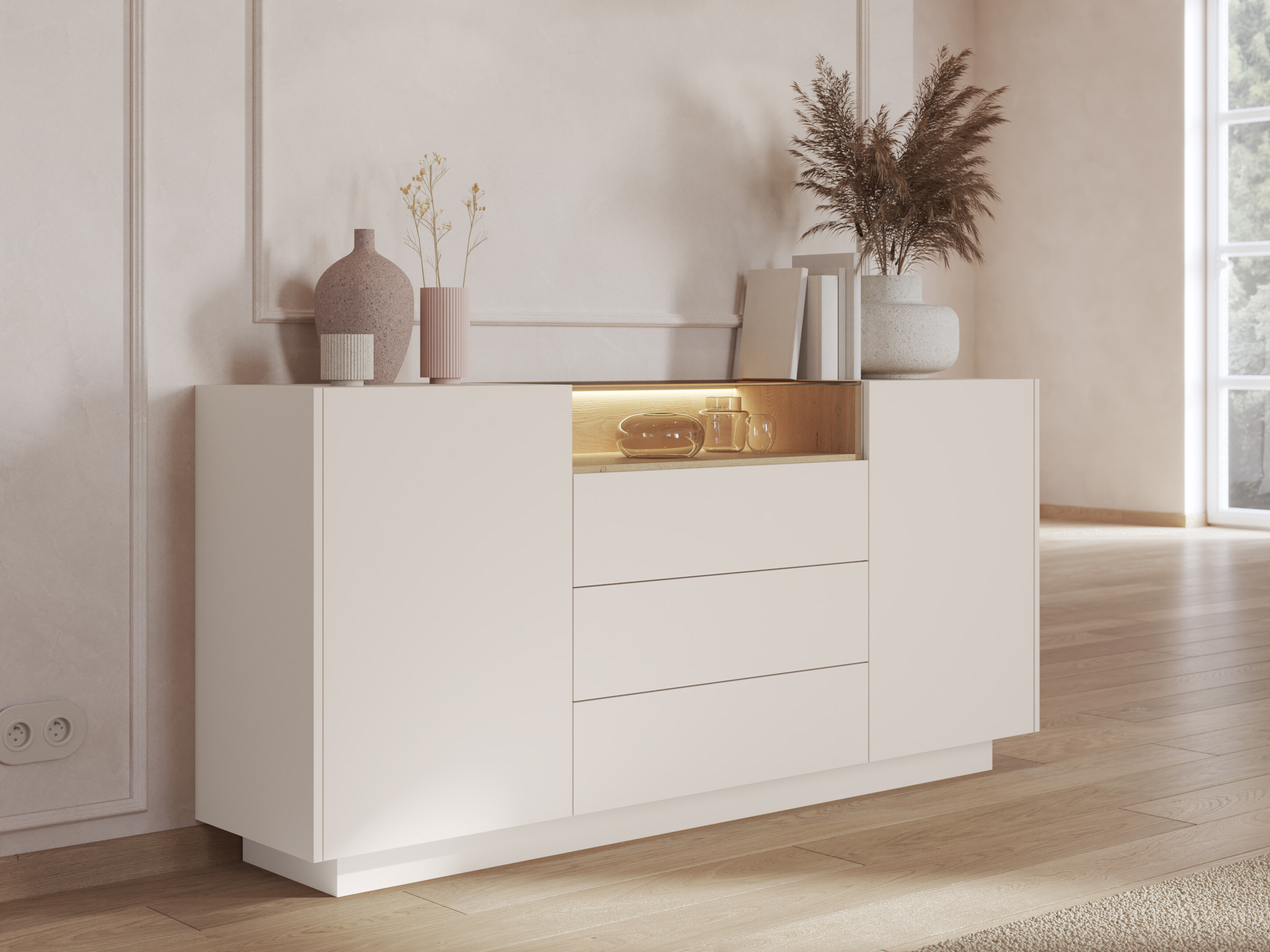 Cómoda Salmeli 100 (Beige)