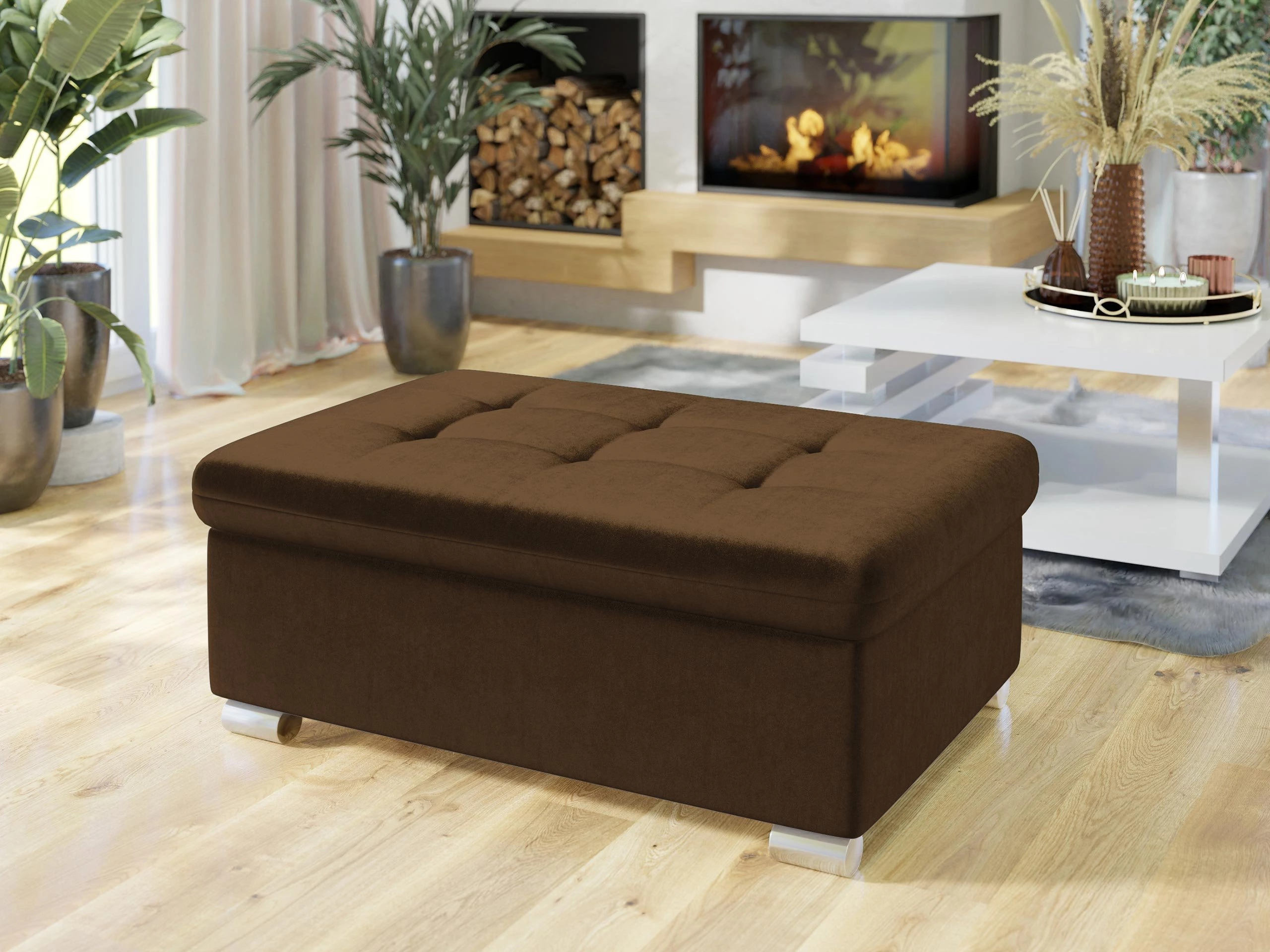 Banco tapizado Comfivo Gemma I (Magic Velvet 2299)
