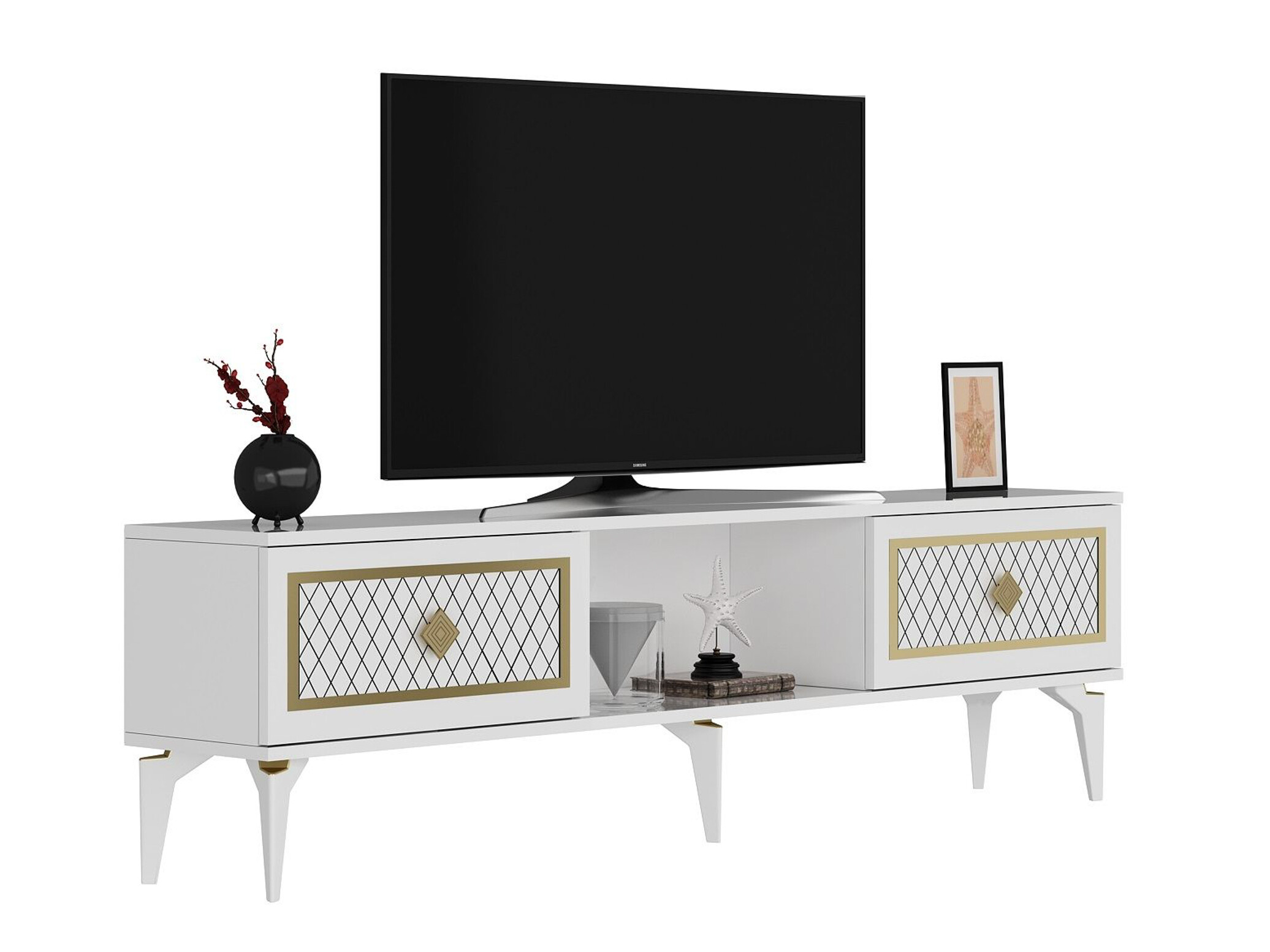 Mueble TV Asheboro 204 (Blanco)