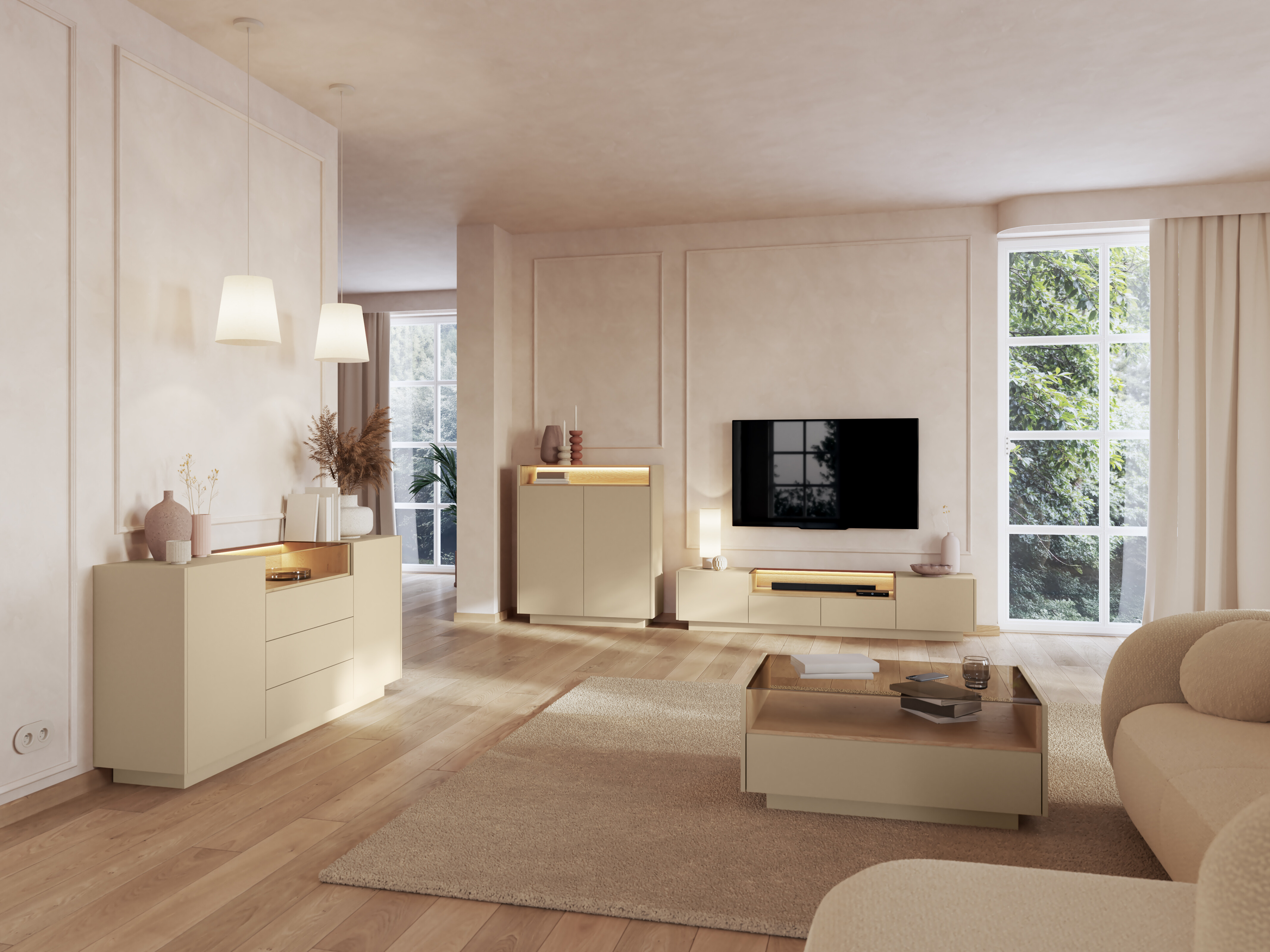 Mueble TV Salmeli 101 (Capuchino)
