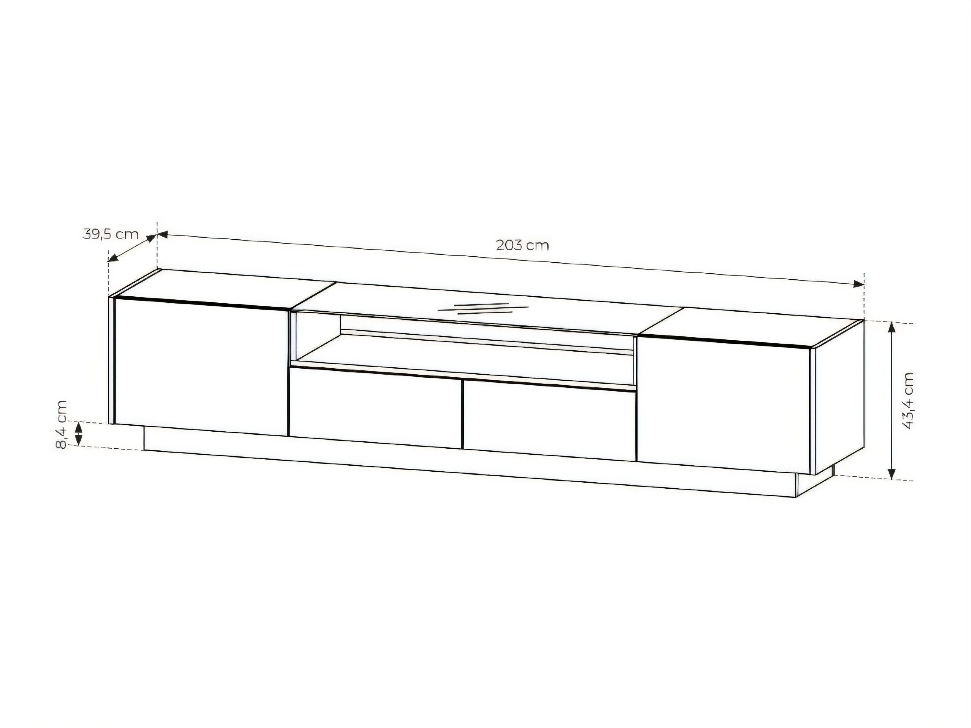 Mueble TV Salmeli 101 (Capuchino)