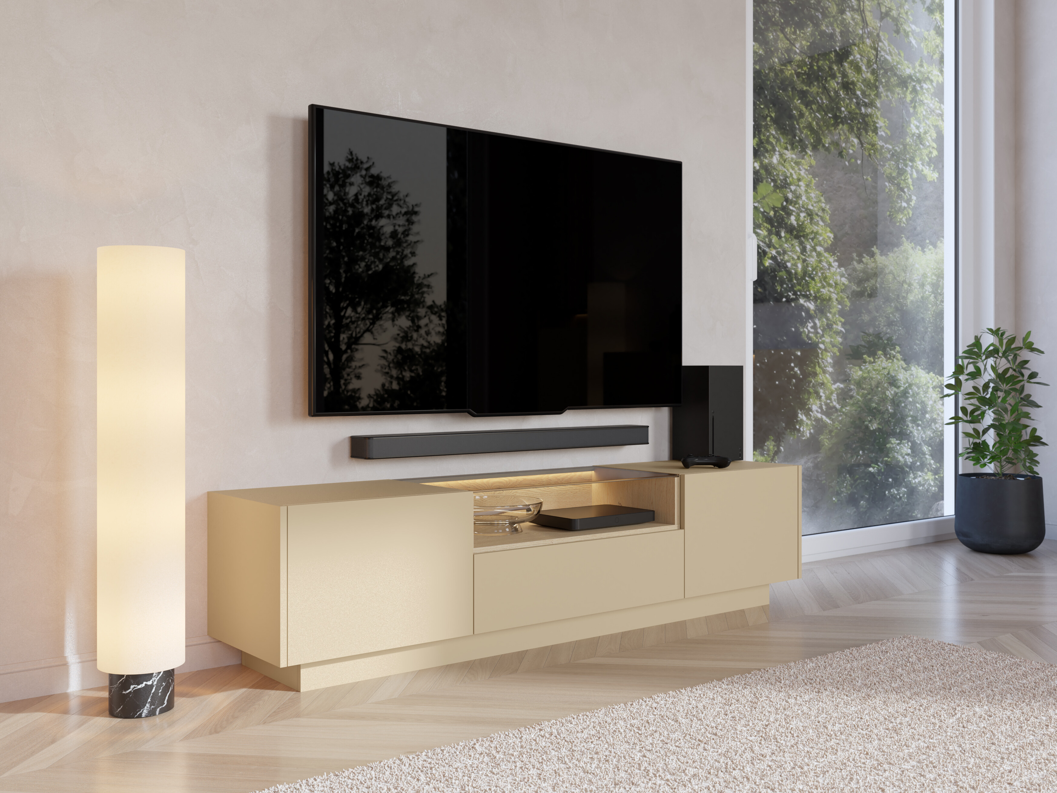 Mueble TV Salmeli 102 (Capuchino)