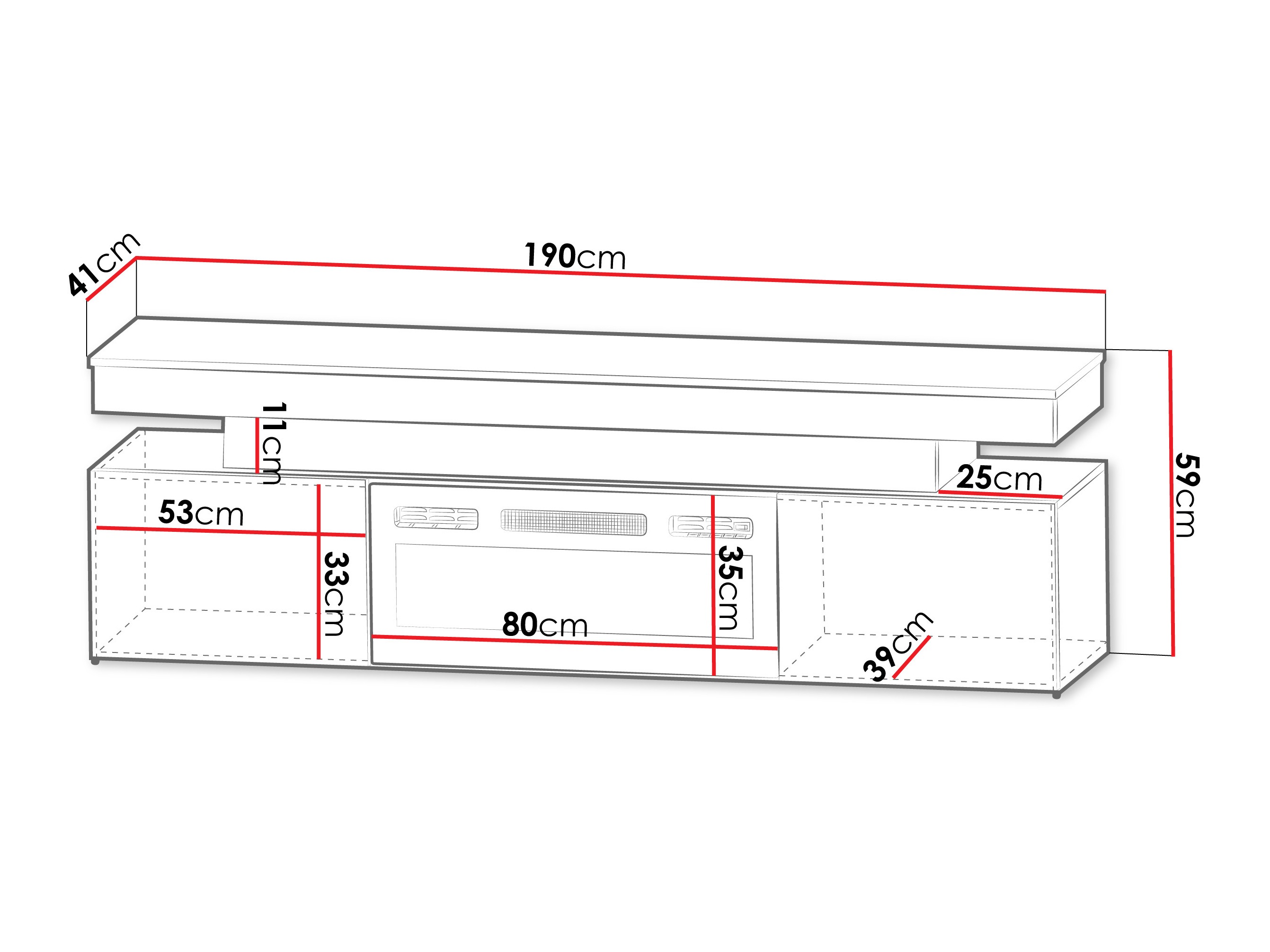 Mueble TV SP7008