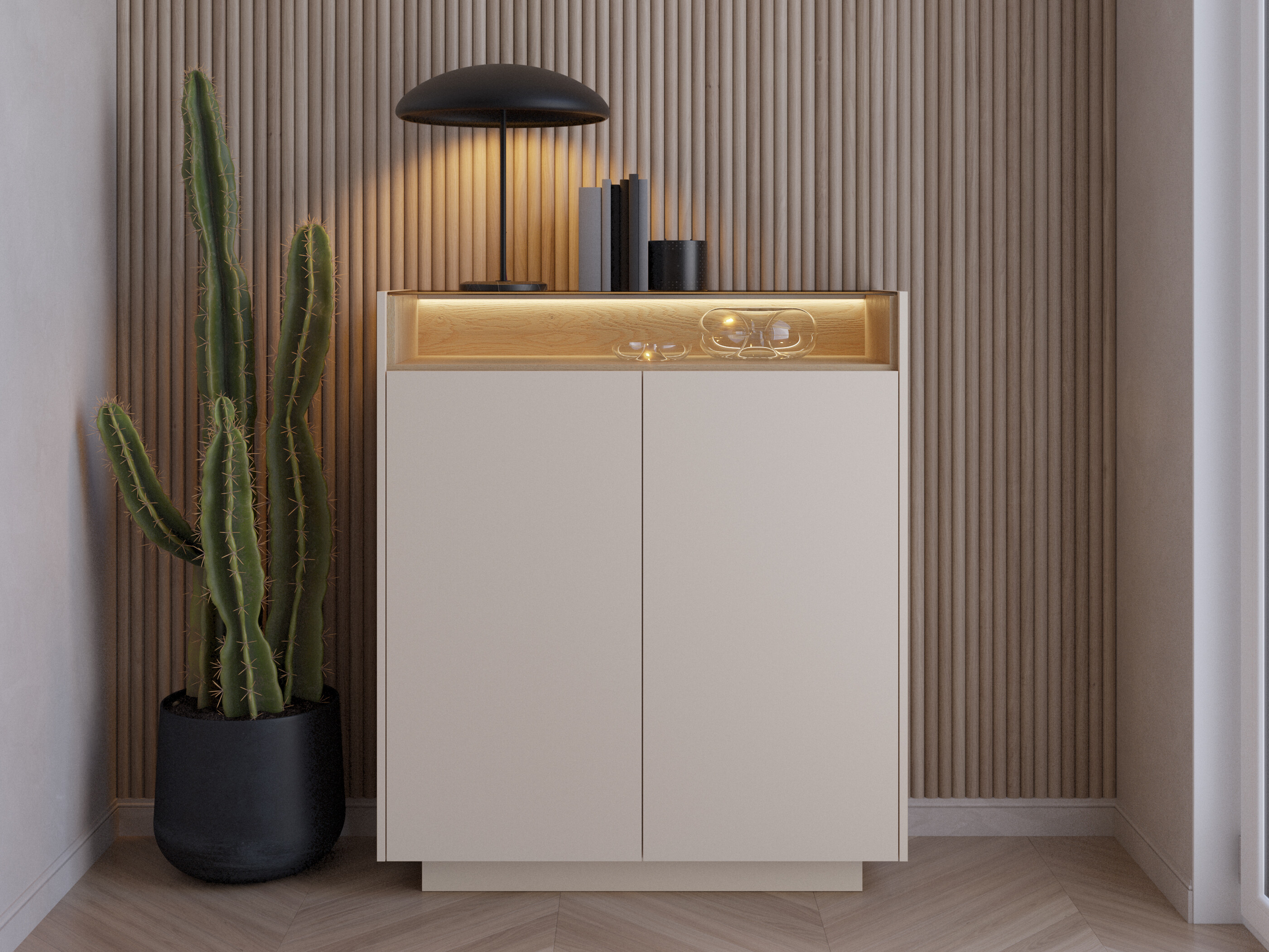 Aparador Salmeli 105 (Beige)
