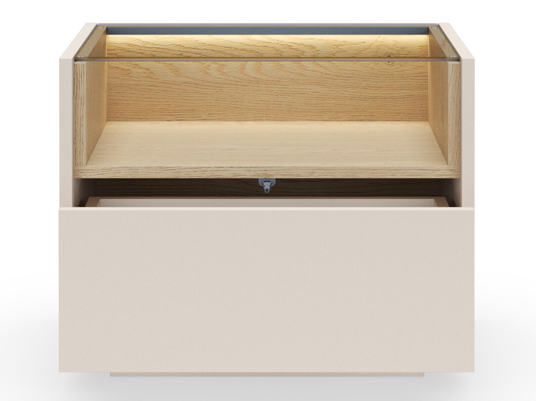Mesilla de noche Salmeli 104 (Beige)