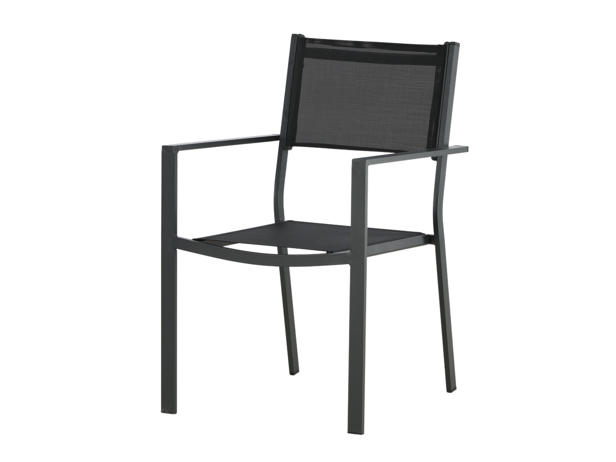 Silla para exterior Dallas 746 (Negro + Gris claro)