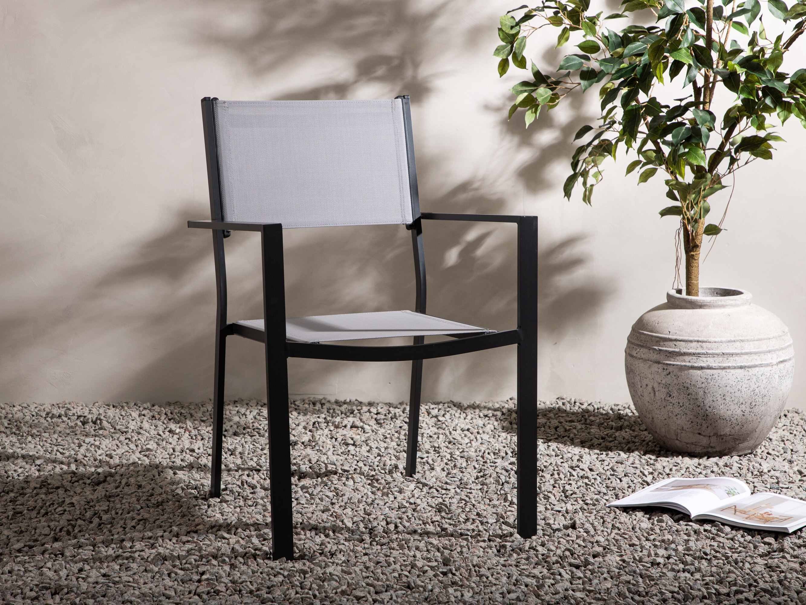 Silla para exterior Dallas 746 (Negro)