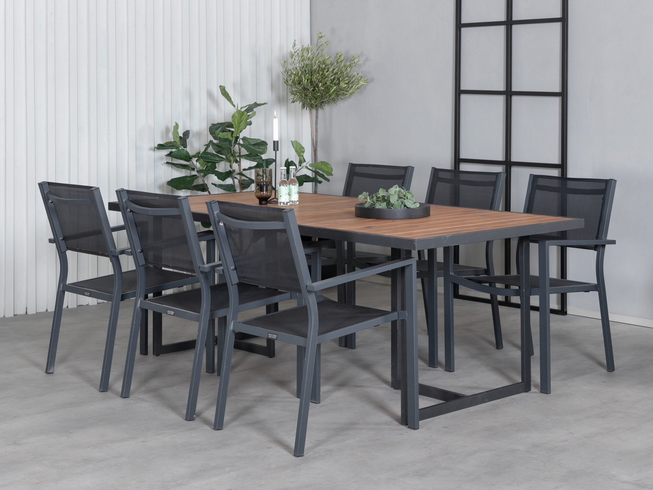 Conjunto de mesa y sillas Dallas 5324
