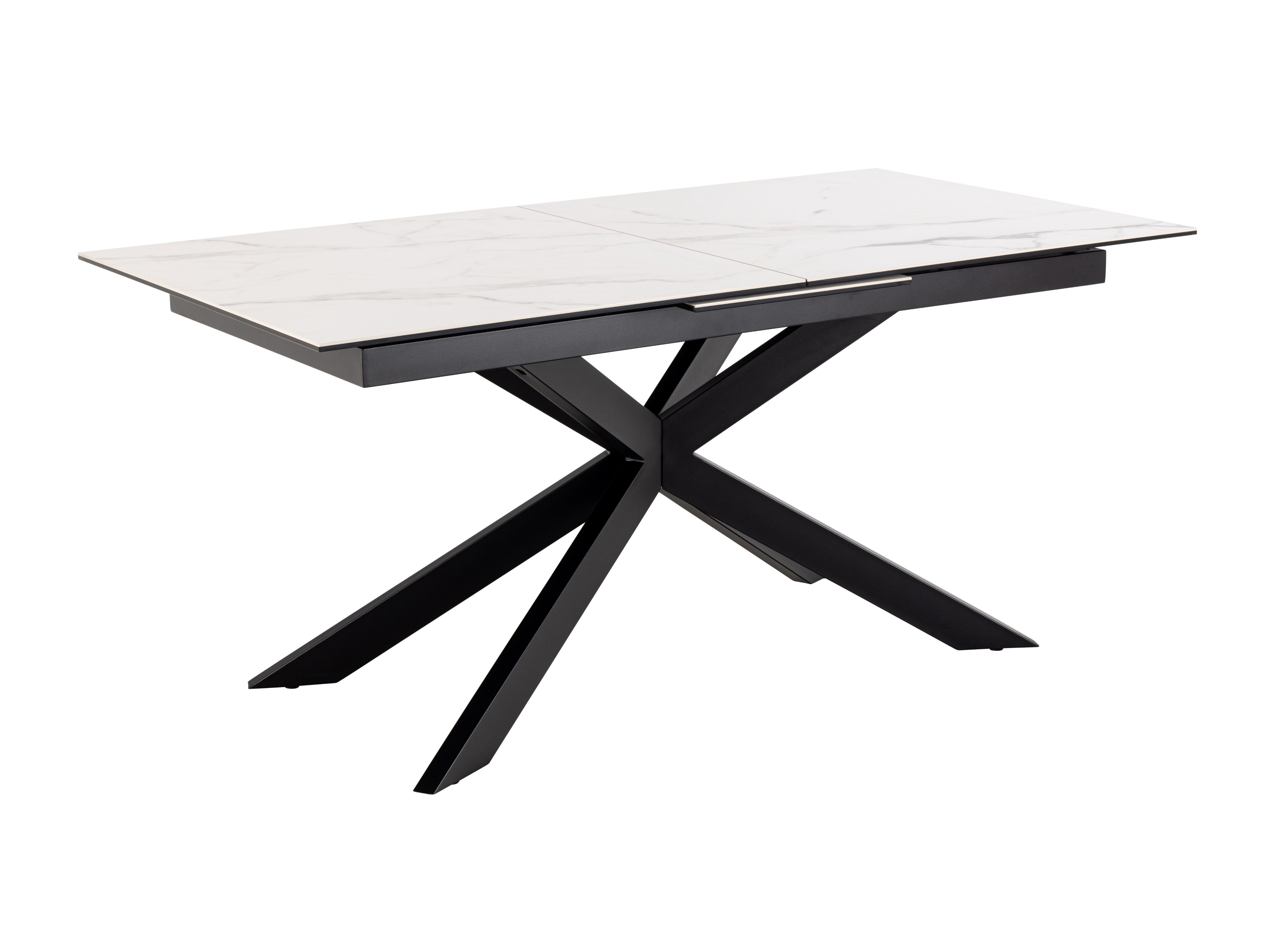 Mesa Norsica 685 (Mármol blanco + Negro)