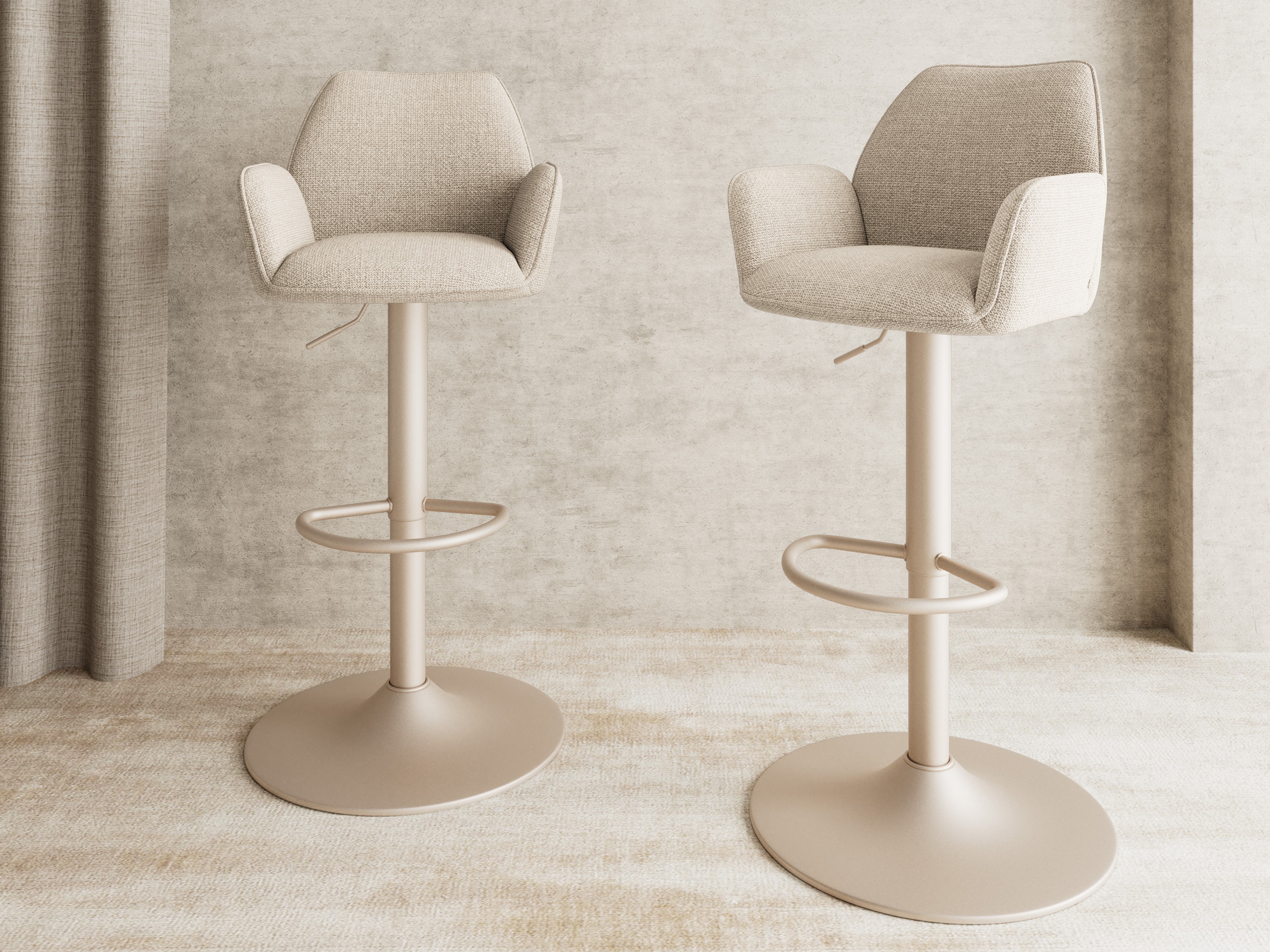 Taburete alto Norsica 1094 (Beige)