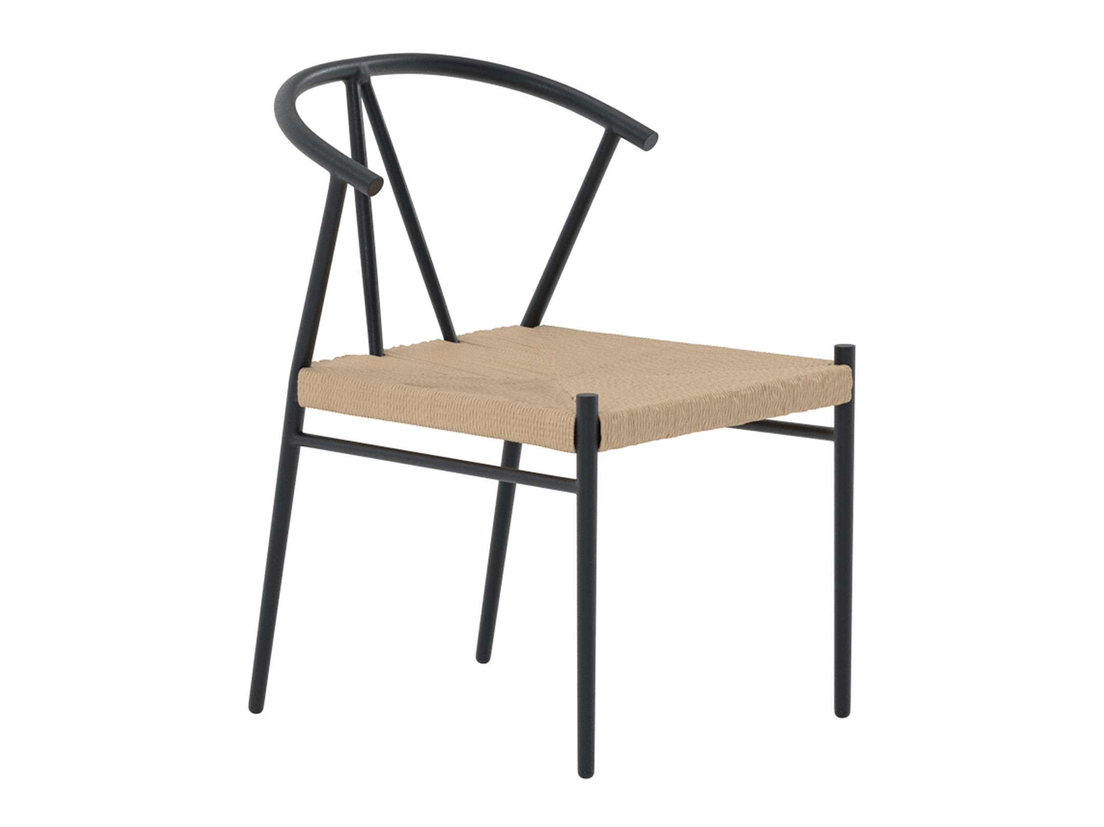 Conjunto de mesa y sillas Dallas 5326 (Negro)