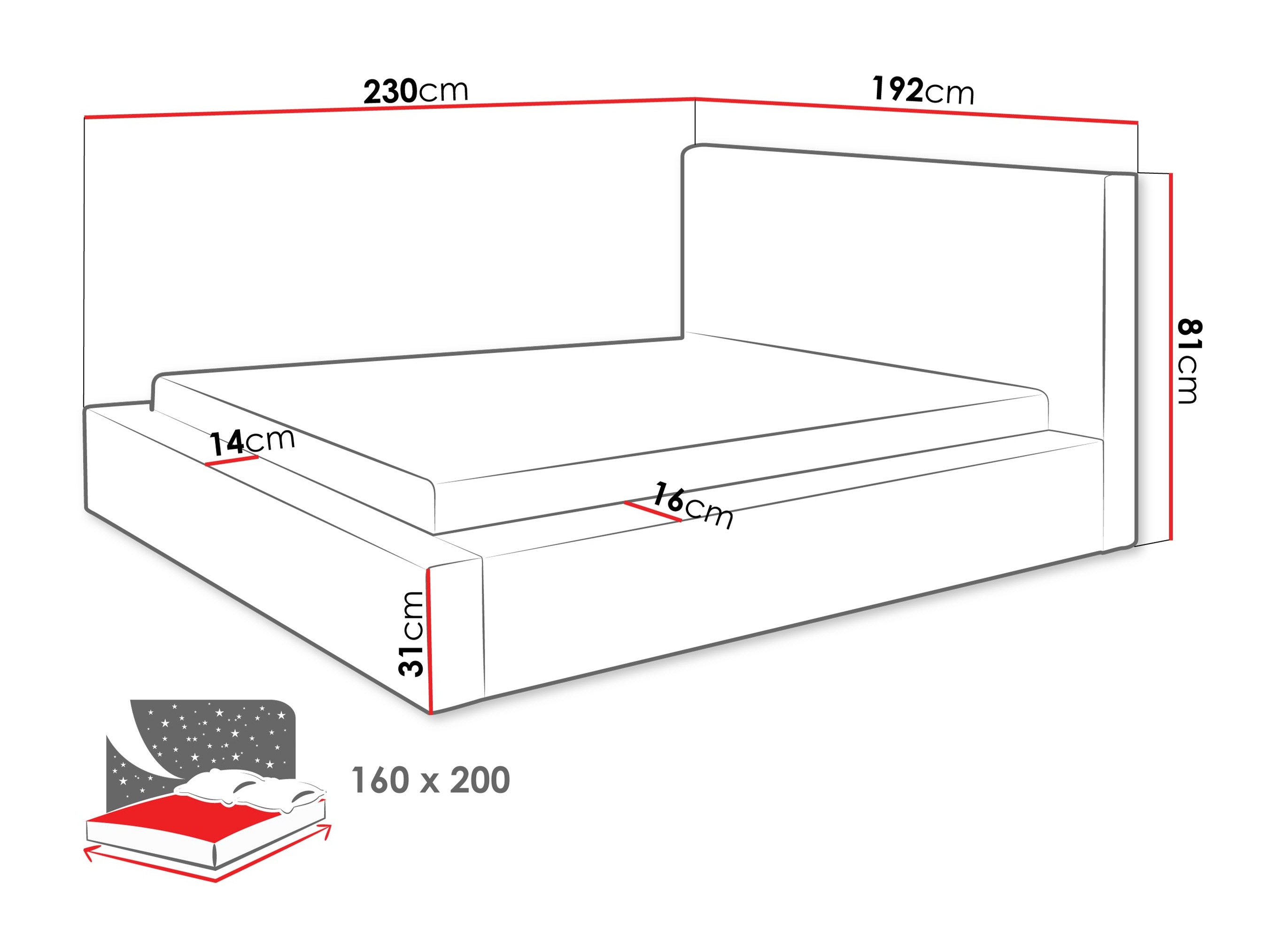 Cama TrendyNest Cervara I (Bella 05)