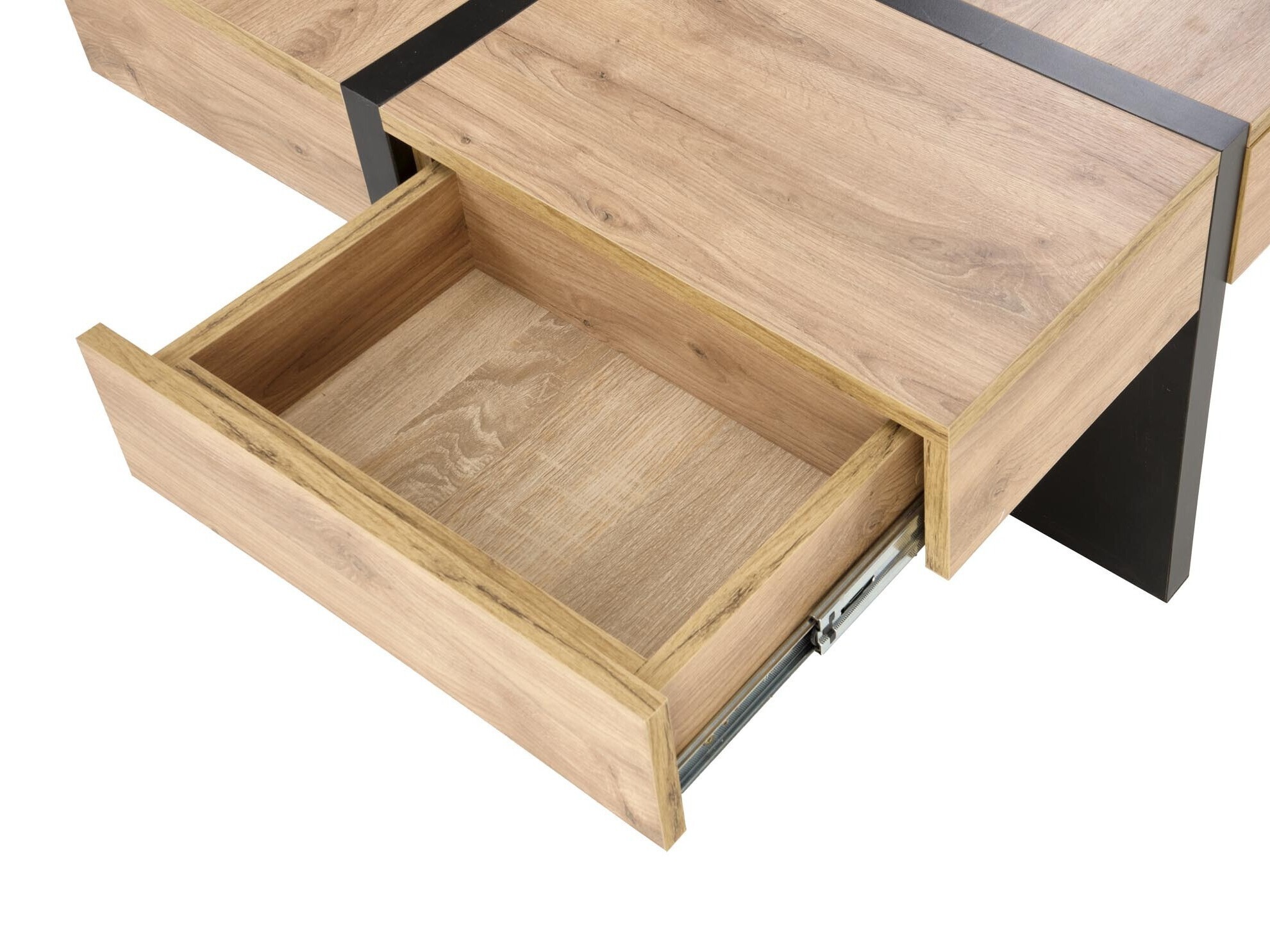 Mesa de centro Houston 1698 (Craft roble + Negro)