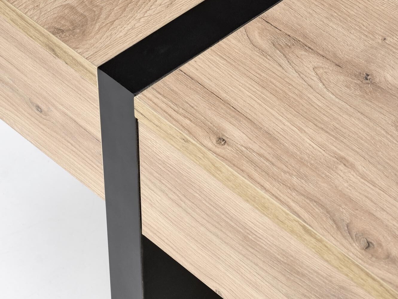 Mesa de centro Houston 1698 (Craft roble + Negro)