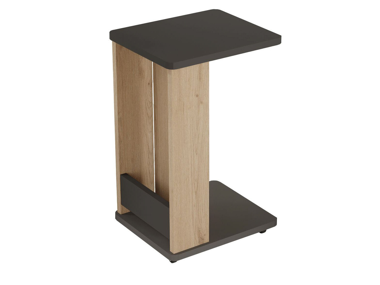 Mesa auxiliar Kailua 2787 (Antracita + Roble)