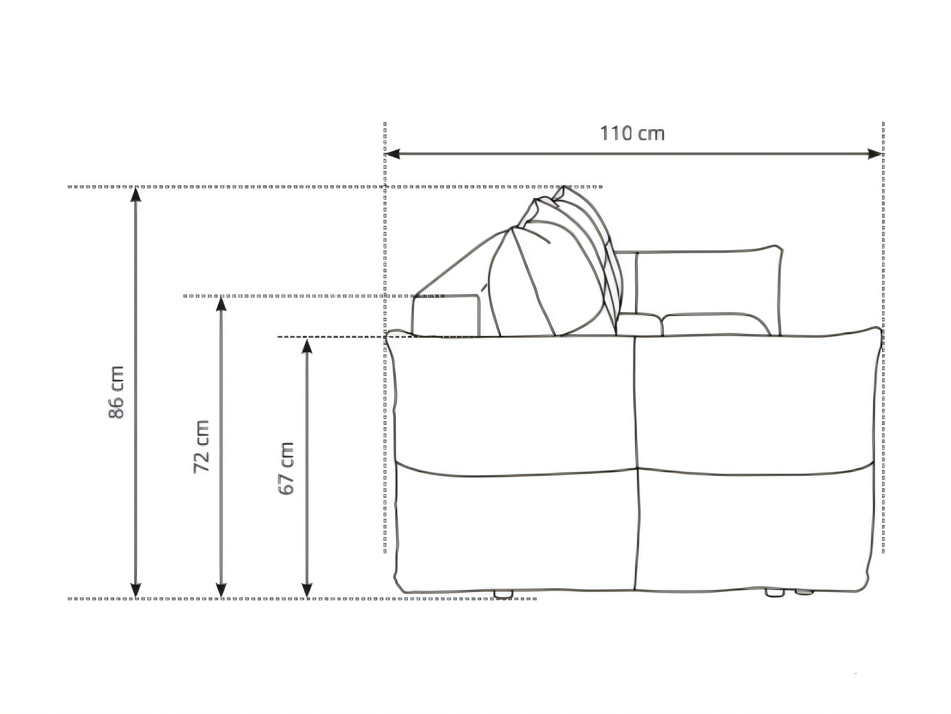 Sofá cama Kingston 206 (Sicuro 60)